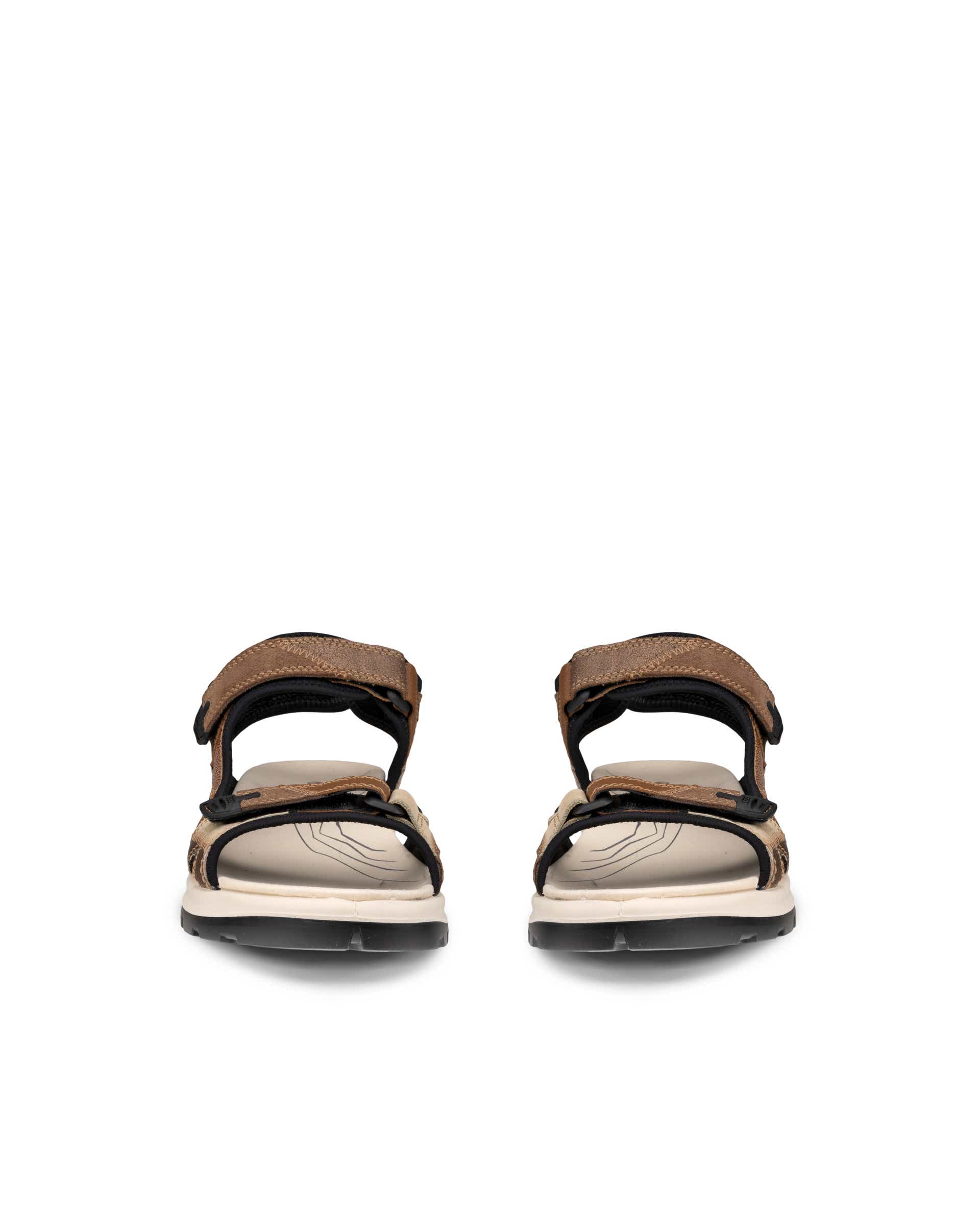 Dámské semišové turistické sandály ECCO® OFFROAD - Hnědá - Front pair