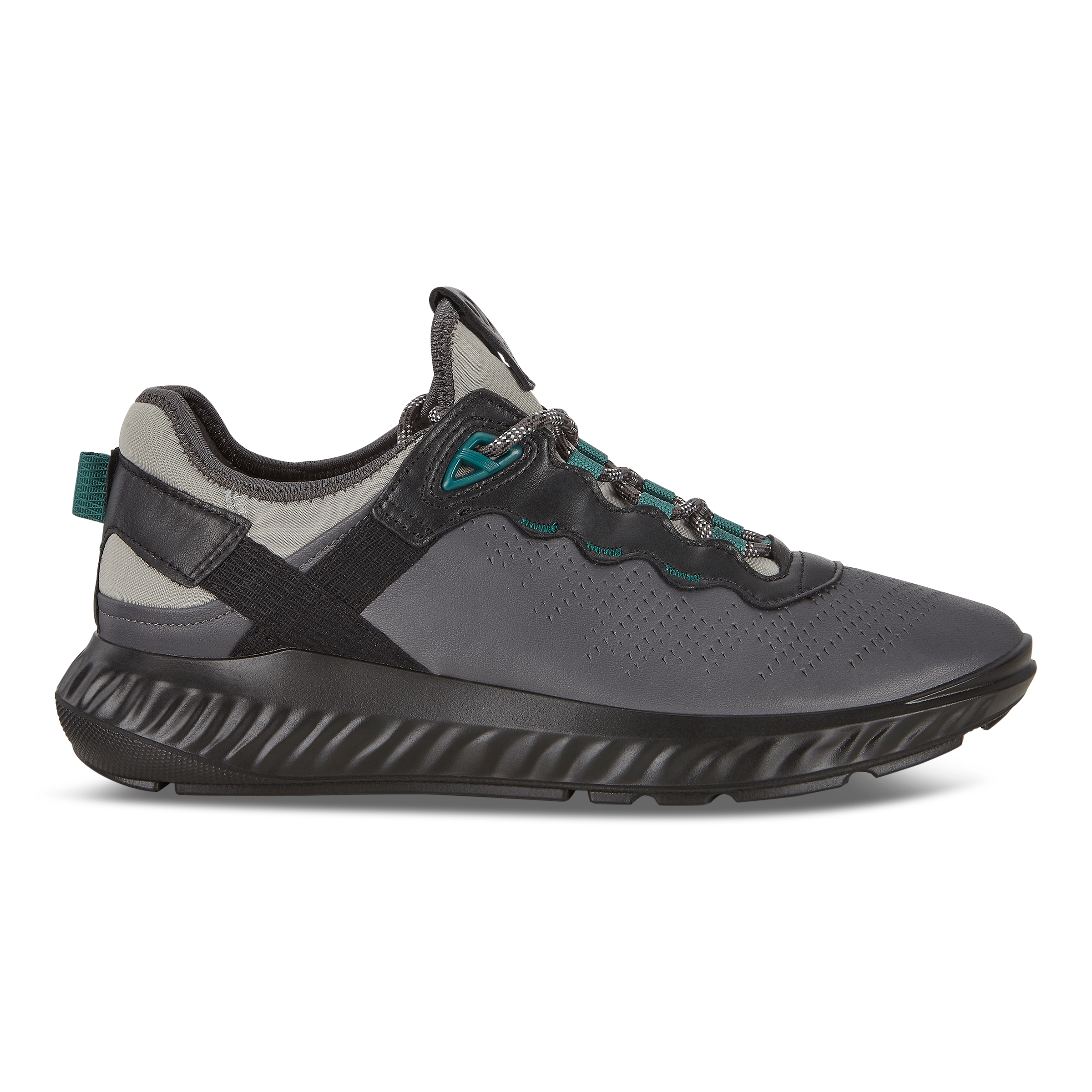 ECCO ST.1 Lite メンズ レザースニーカー | ブラック