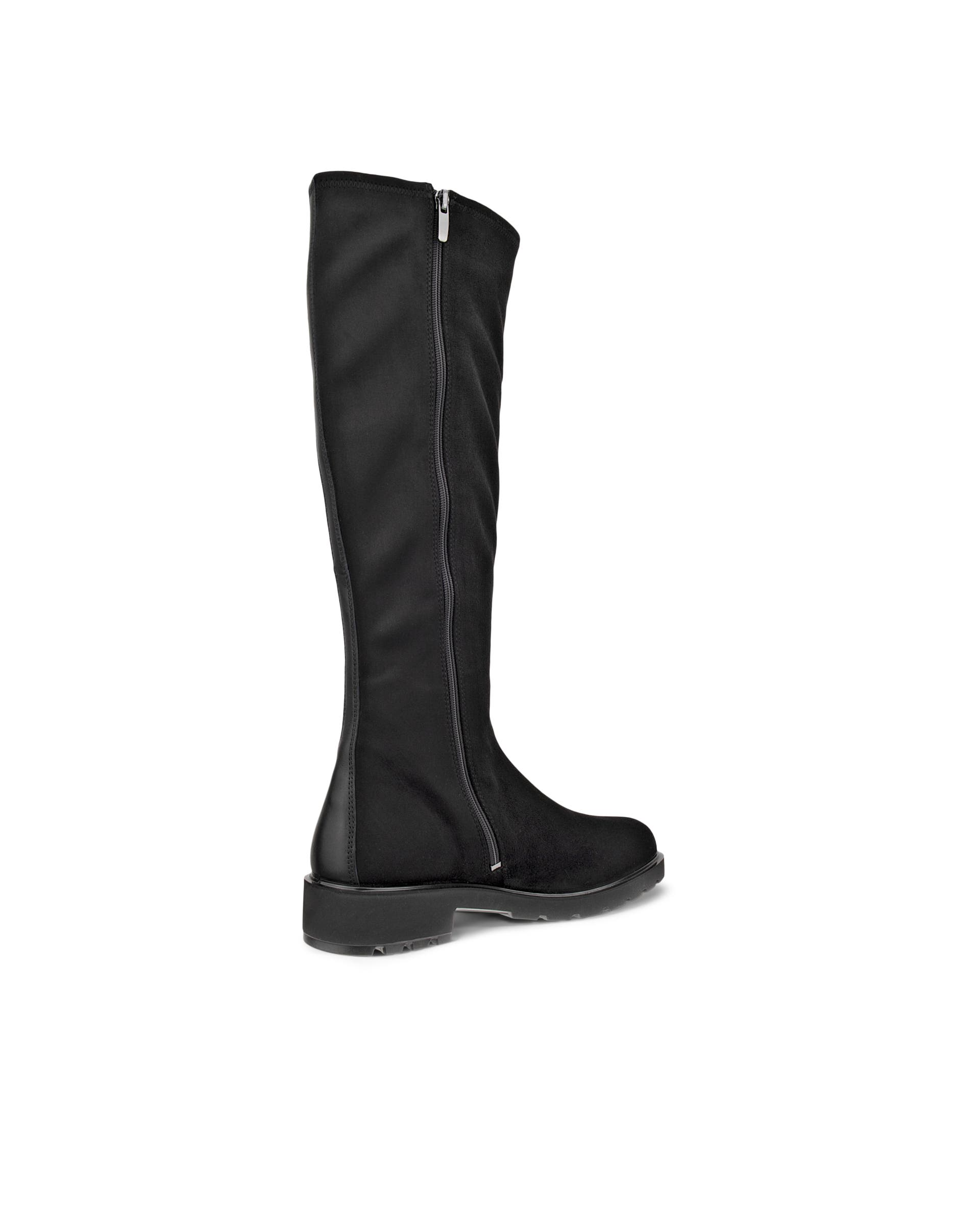 Women's ECCO® Metropole Vienna Textile Knee-High Boot - Black - Back