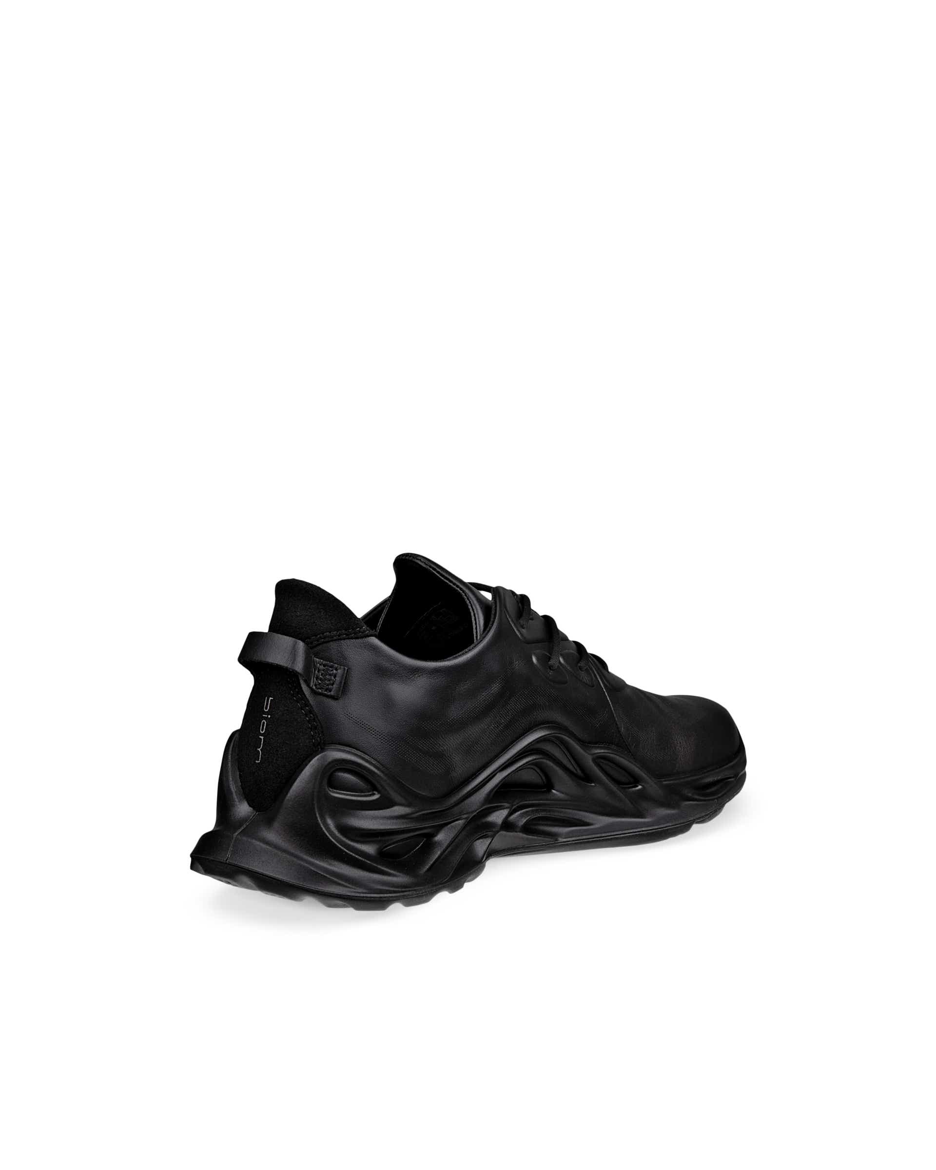 ECCO® Biom Infinite baskets en cuir pour homme - Noir - Back