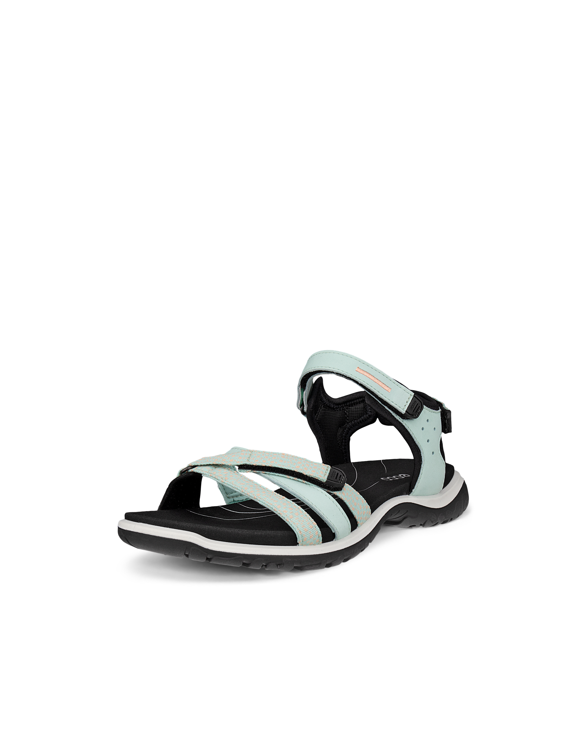 Women's ECCO® Offroad Roam Nubuck Outdoor Sandal - Green - Main