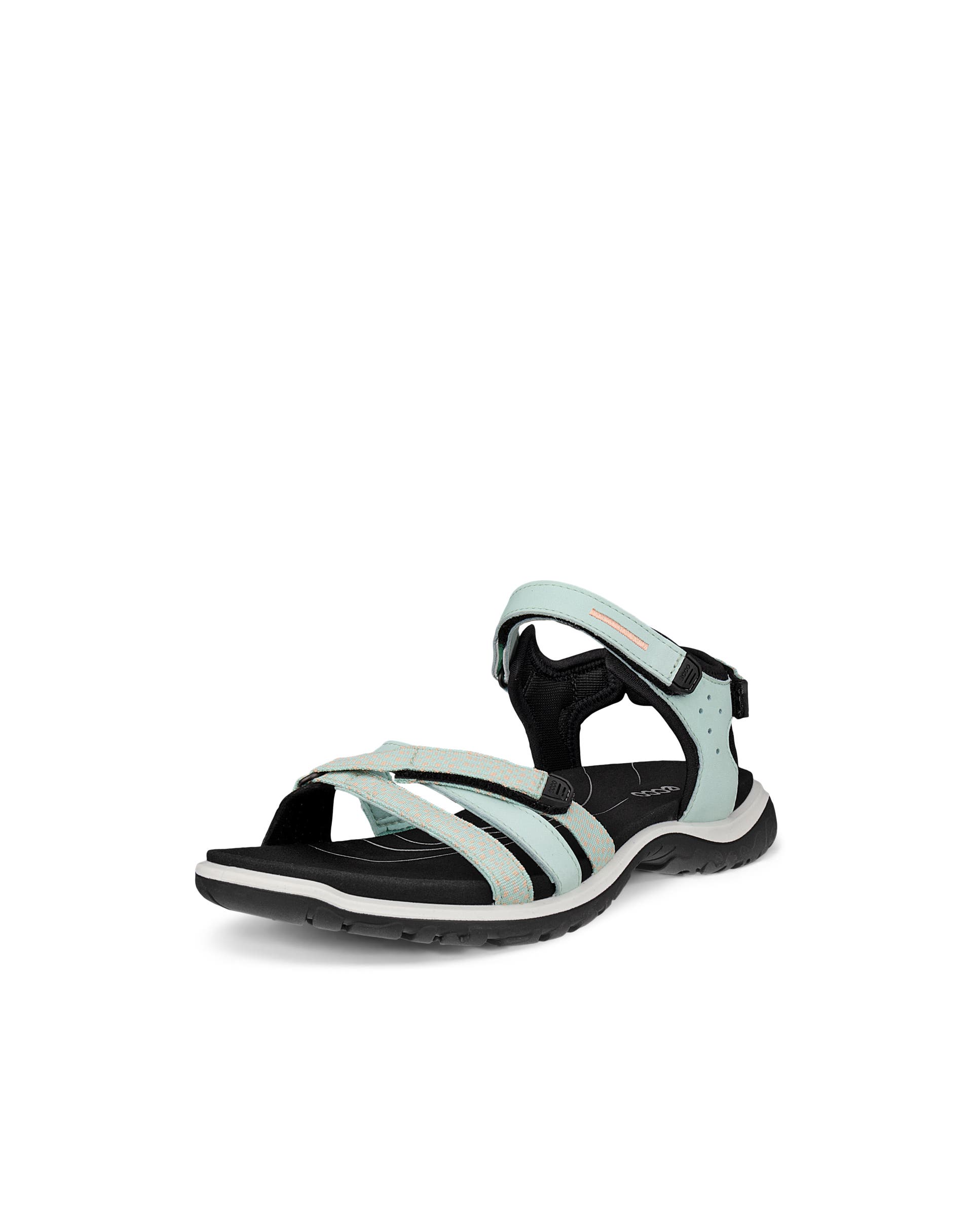 Women's ECCO® Offroad Roam Nubuck Outdoor Sandal - Green - Main