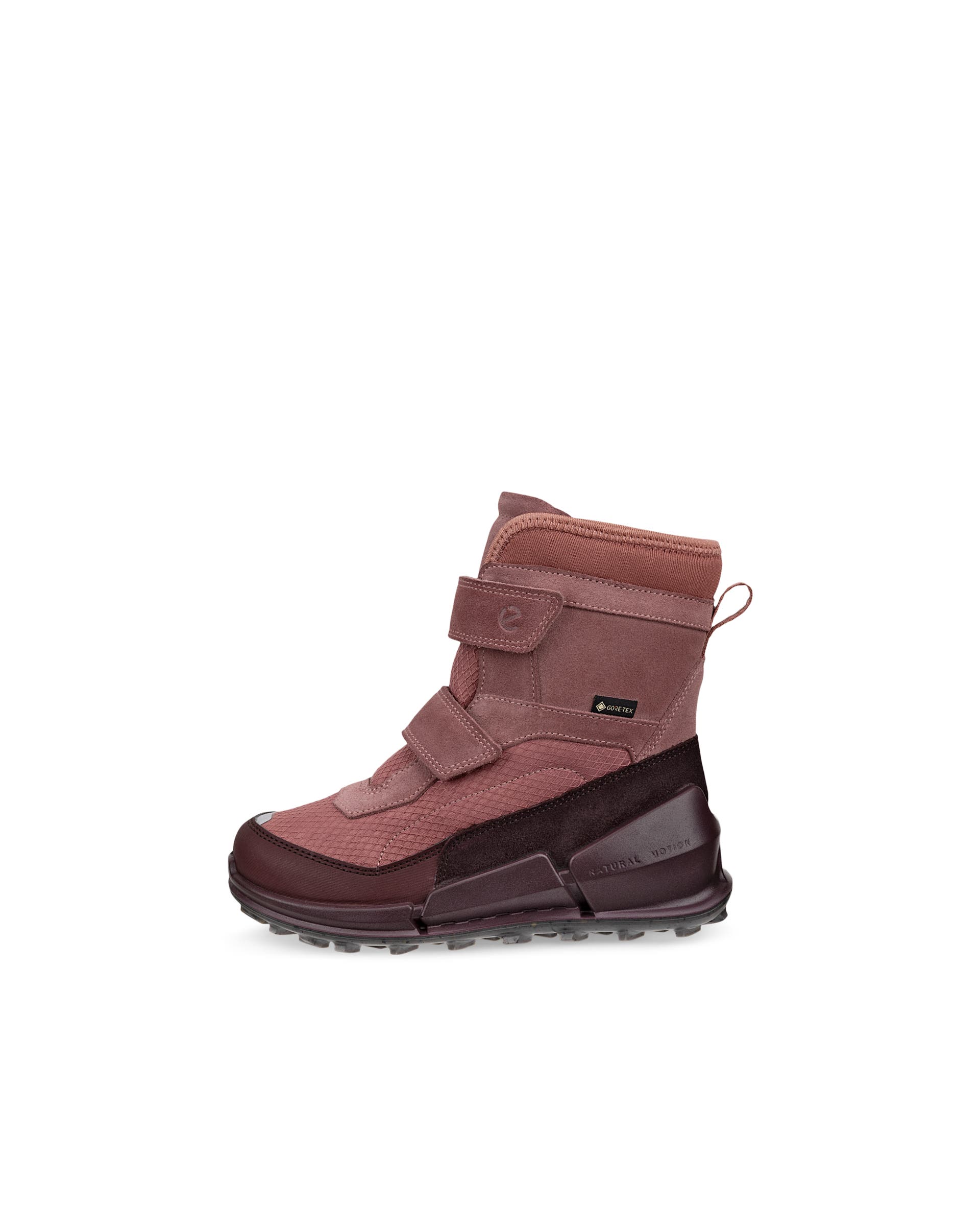 ECCO® Biom K2 Gore-Tex sneakerstøvle i ruskind til børn - Pink - Outside