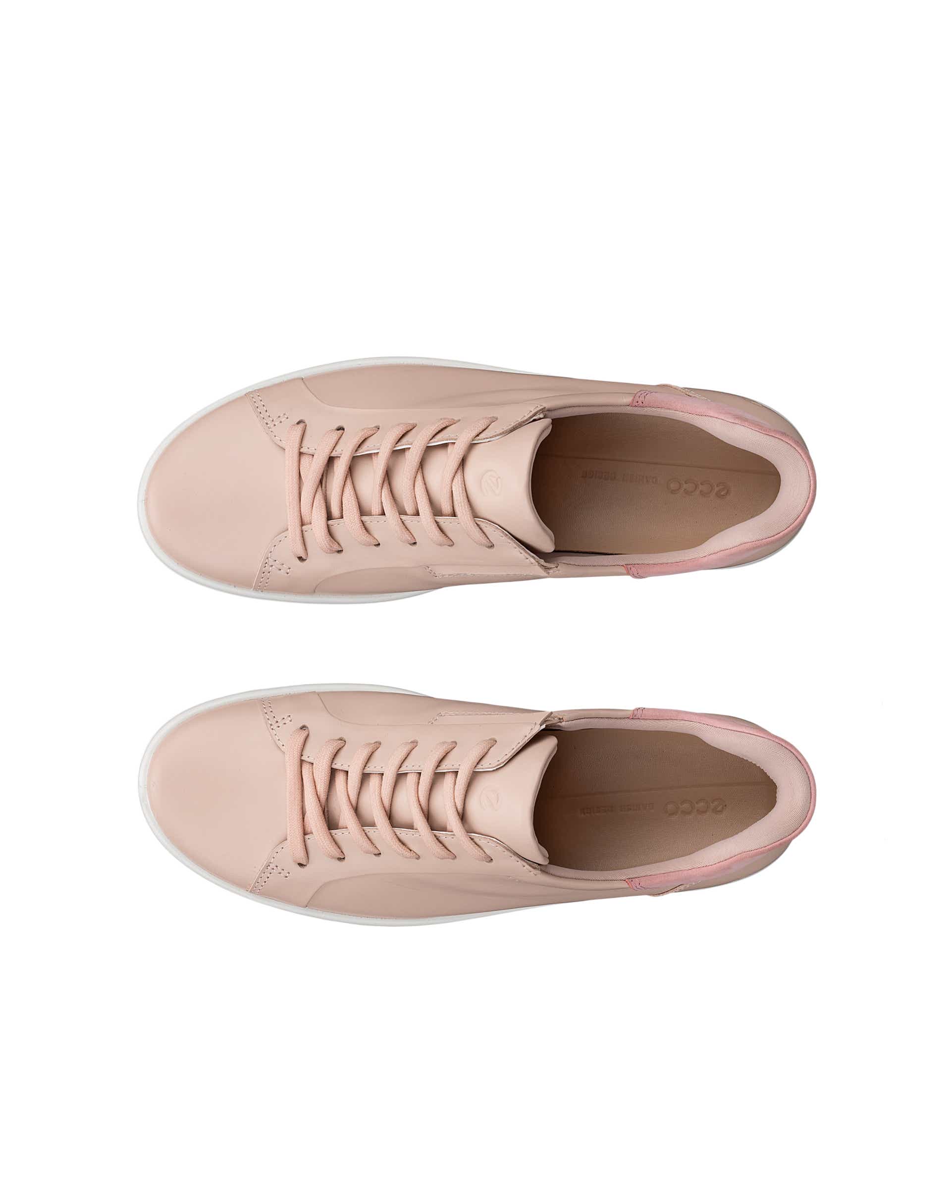 ECCO® Soft 7 Damen Ledersneaker - Rosa - Top left pair