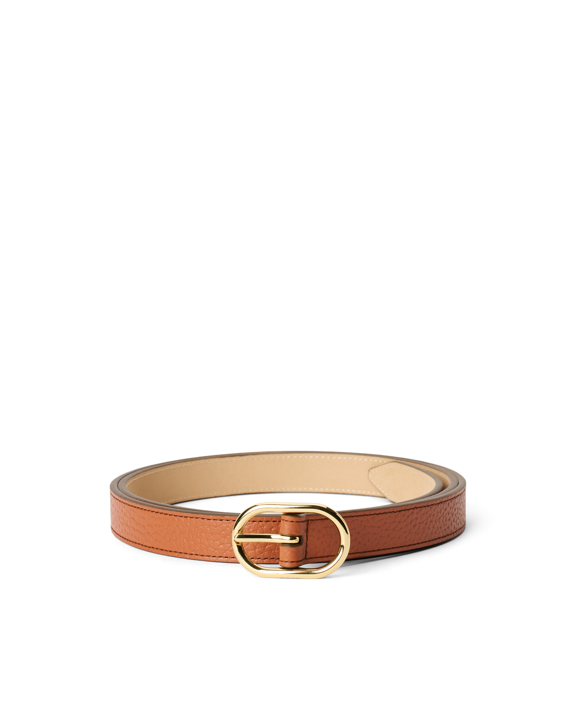 ECCO Belts Pebble Leather — Brown