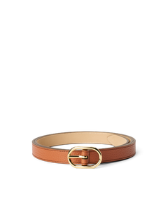 ECCO Belts Pebble Leather — Brown 1