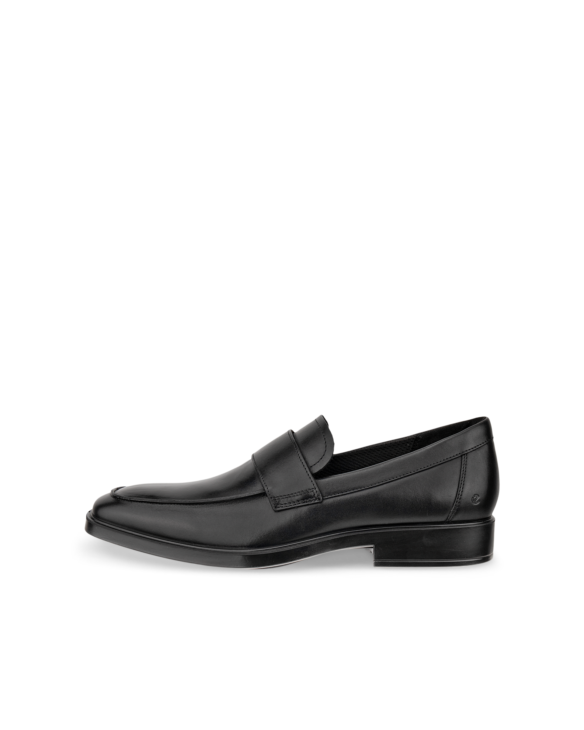 ECCO METROPOLE MILAN - Men's Leather Loafer - Black - 39