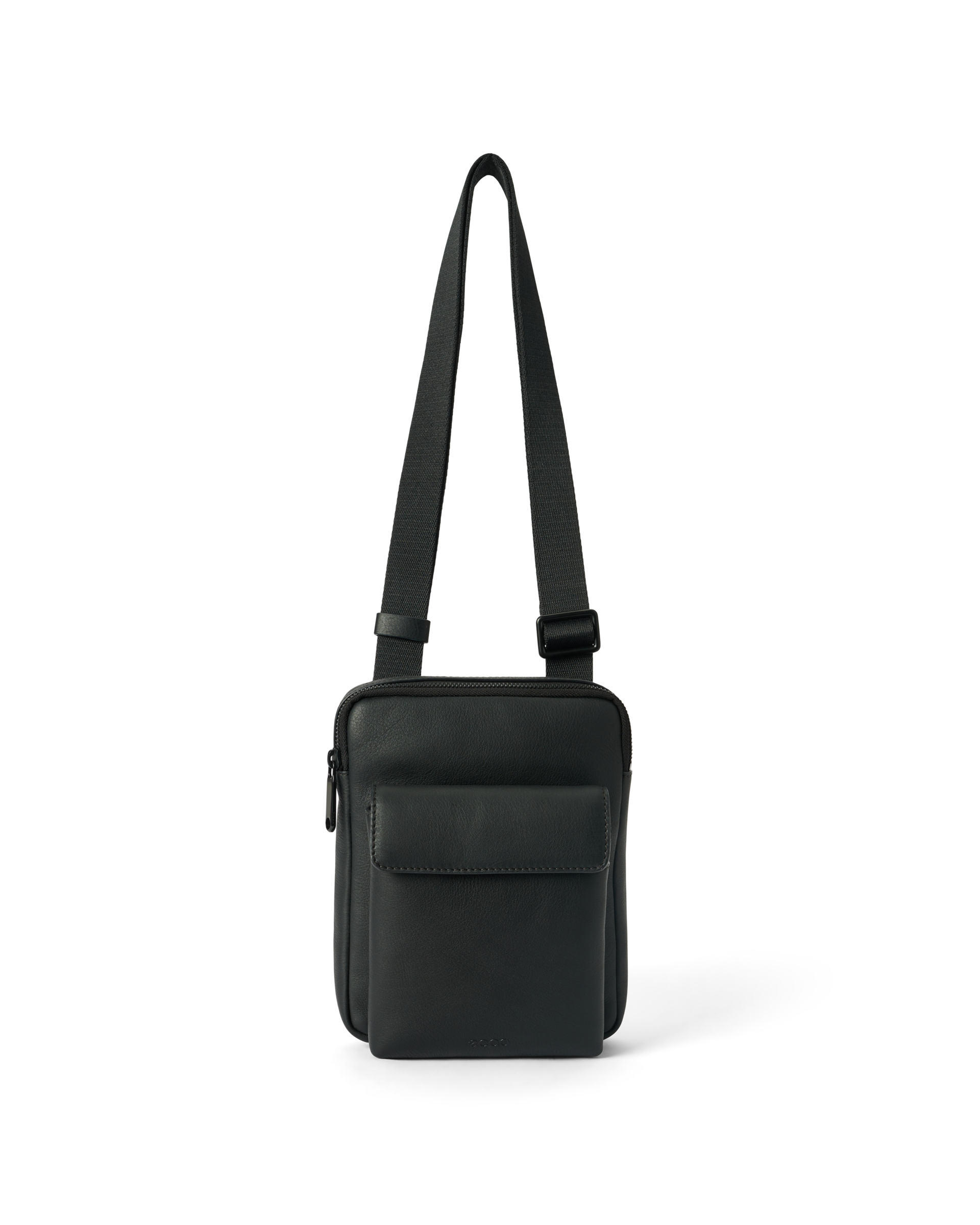 ECCO Flat Pouch City Crossbody — Black