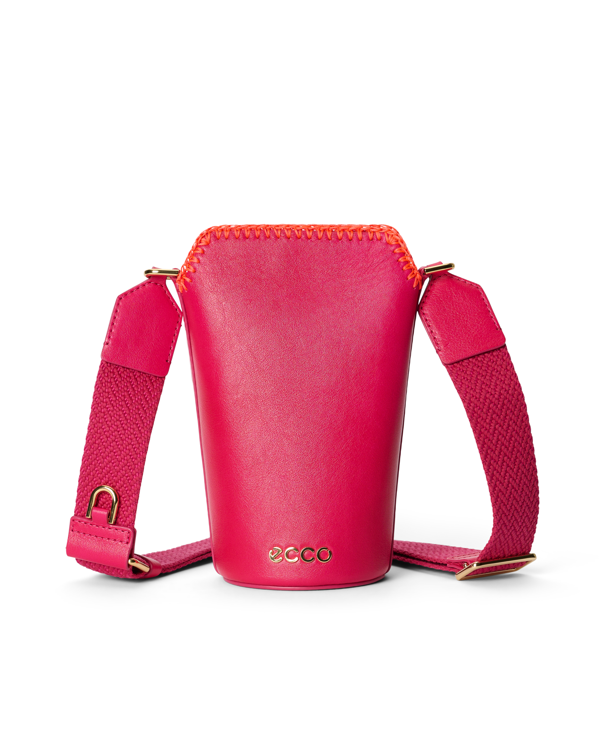 ECCO Pot Love Potion レザークロスボディバッグ | ピンク