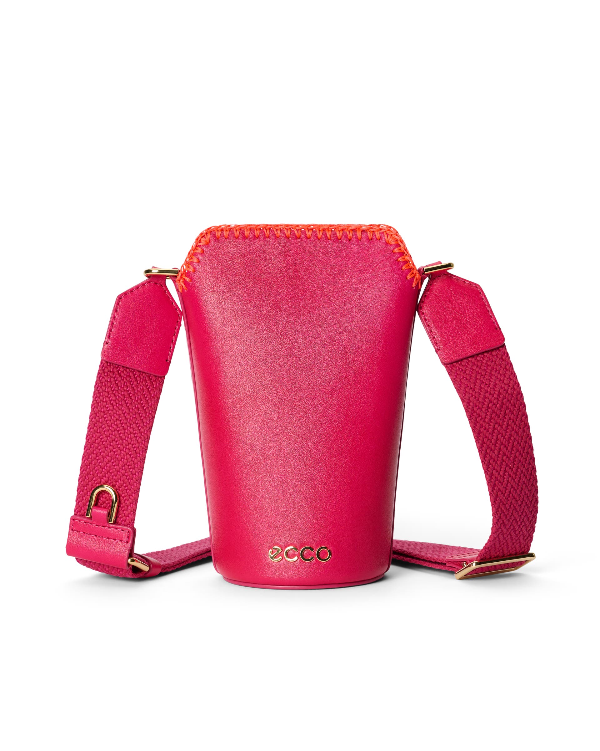 ECCO® Pot Umhängetasche aus Leder - Rosa - Main