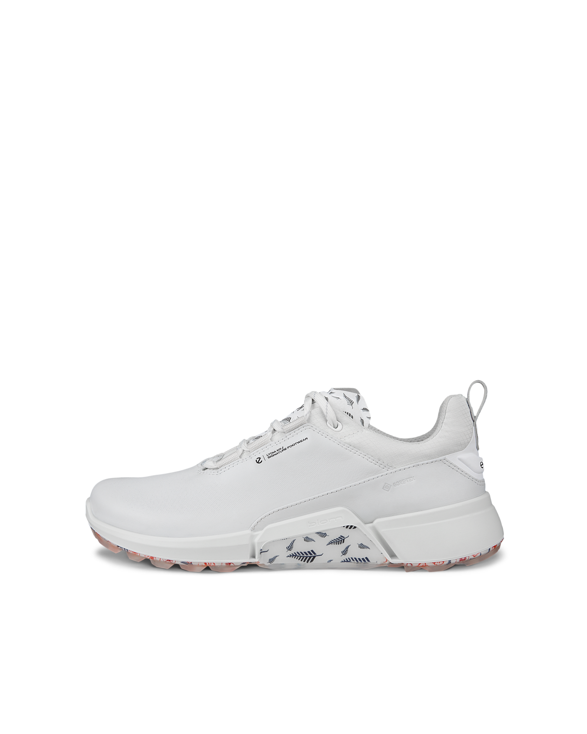 ECCO Golf BIOM H4 (Lydia Ko Edition) ウィメンズ レザーGore-Texゴルフシューズ - ホワイト - Outside
