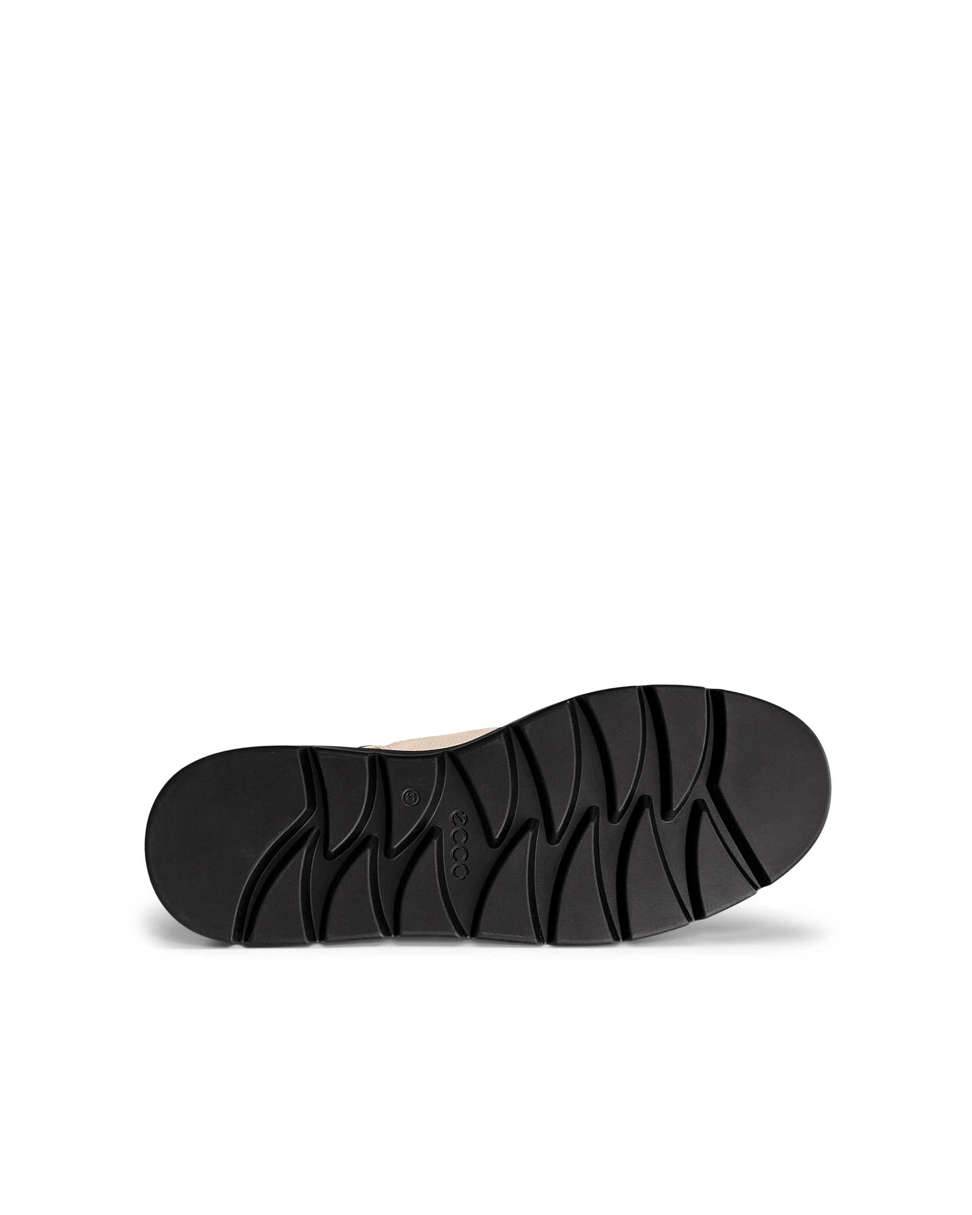 ECCO Nouvelle ウィメンズ レザーレースアップブーツ - ブラウン - Sole