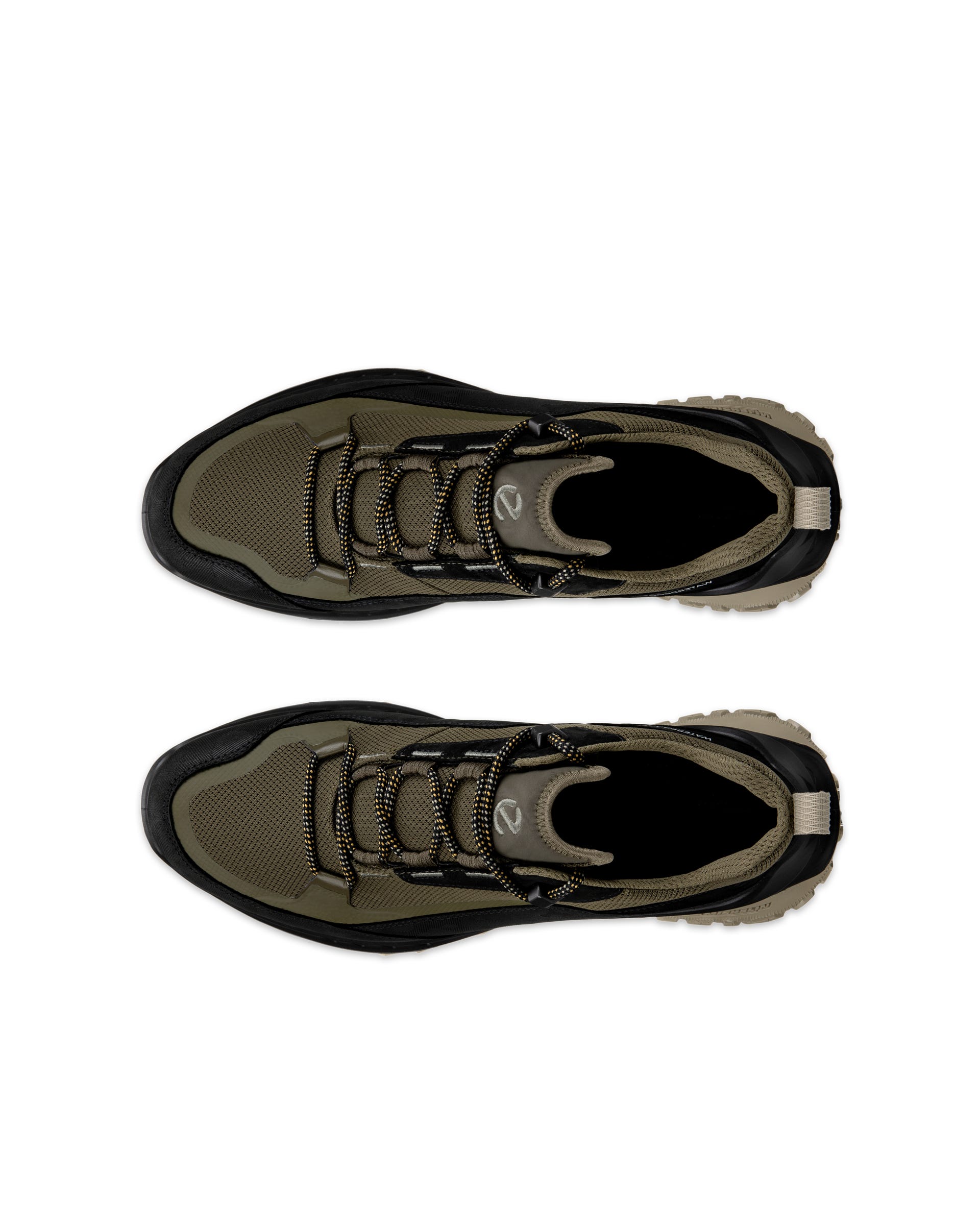 ECCO® Ult-Trn Heren waterdichte wandelschoen in nubuck - Groen - Top left pair