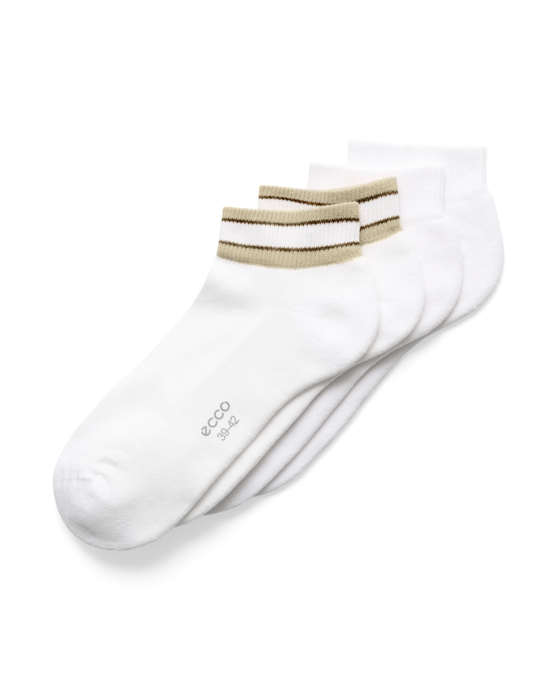 ECCO Retro Low Cut 2-Pack — White