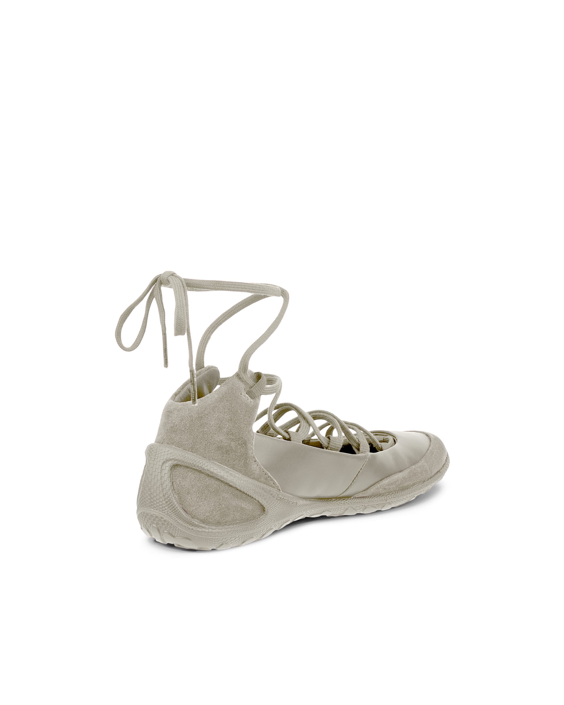 Women's ECCO® Biom Lite Leather Lace-Up Sneaker | Gray