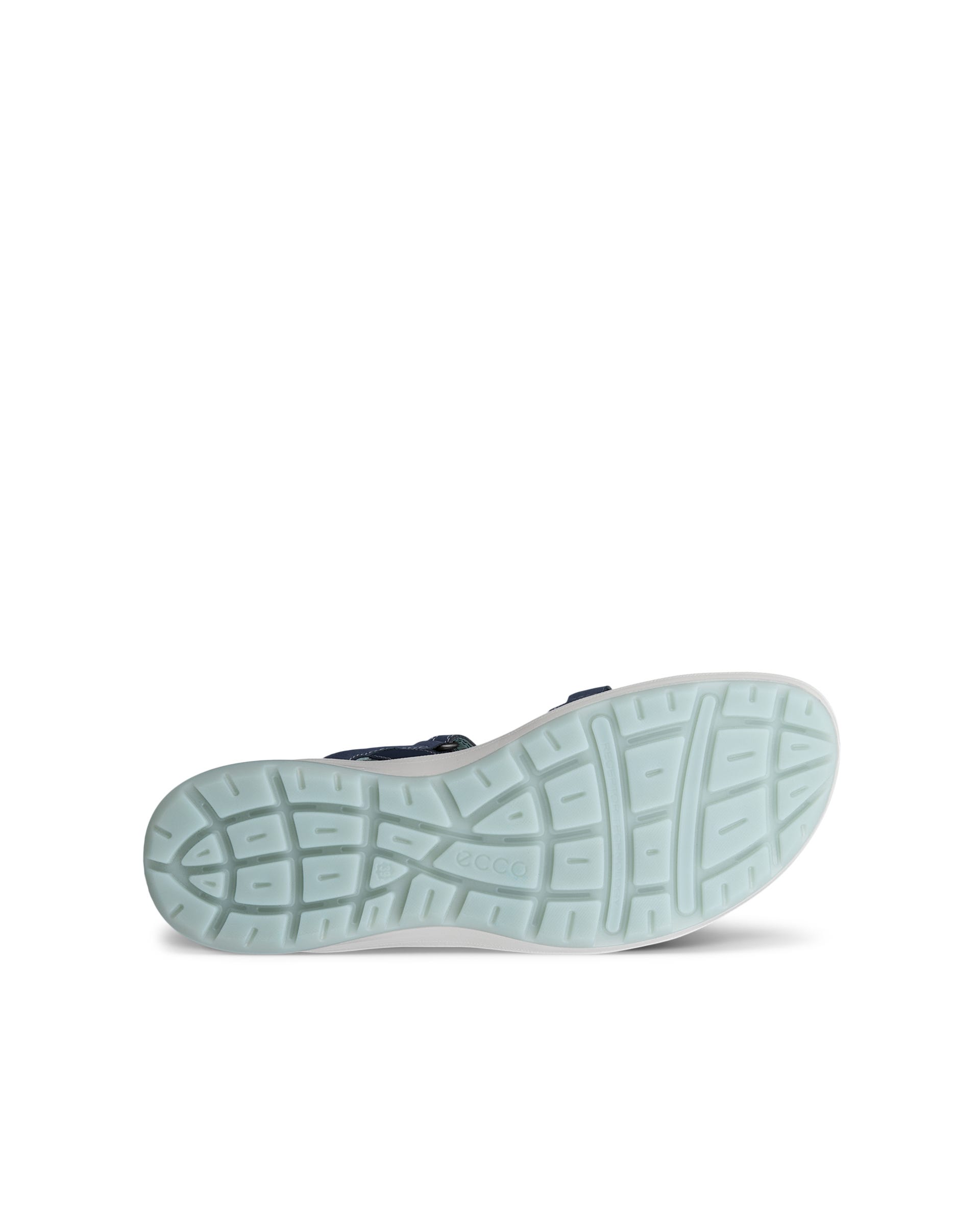 Women's ECCO® Cruise II Nubuck Flat Sandal Blue