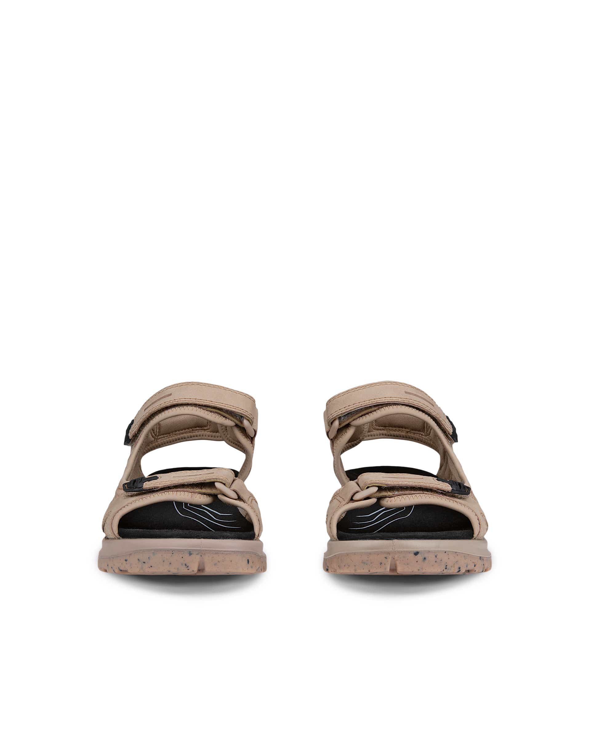 Dámske nubukové trekingové sandále ECCO® Offroad - Béžová - Front pair