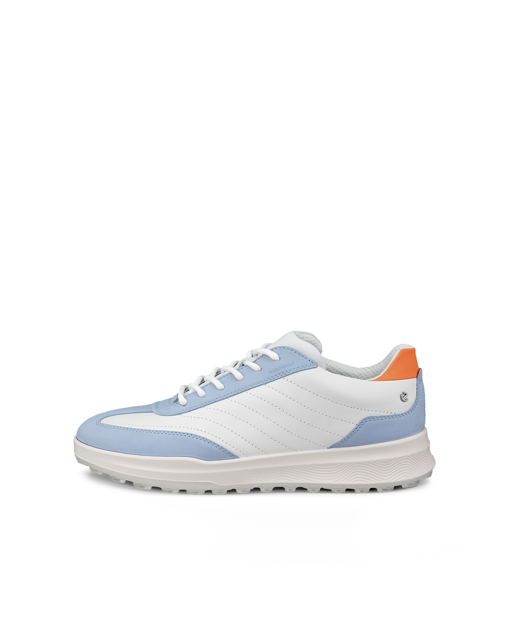 Women's ECCO® GOLF STREET VIBE Leather Waterproof Golf Shoe | White
