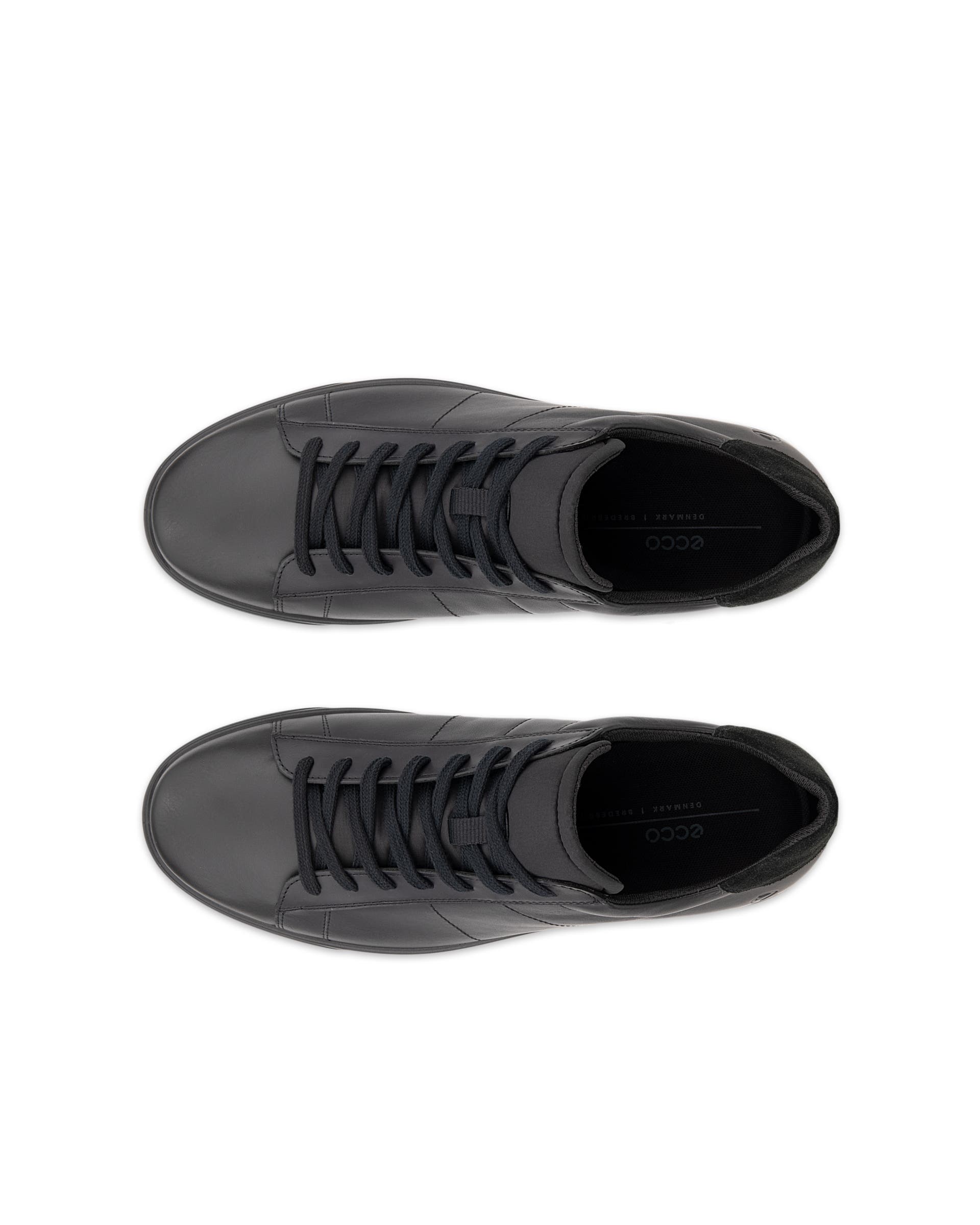 Pánske kožené tenisky ECCO® Street Lite - Čierna - Top left pair