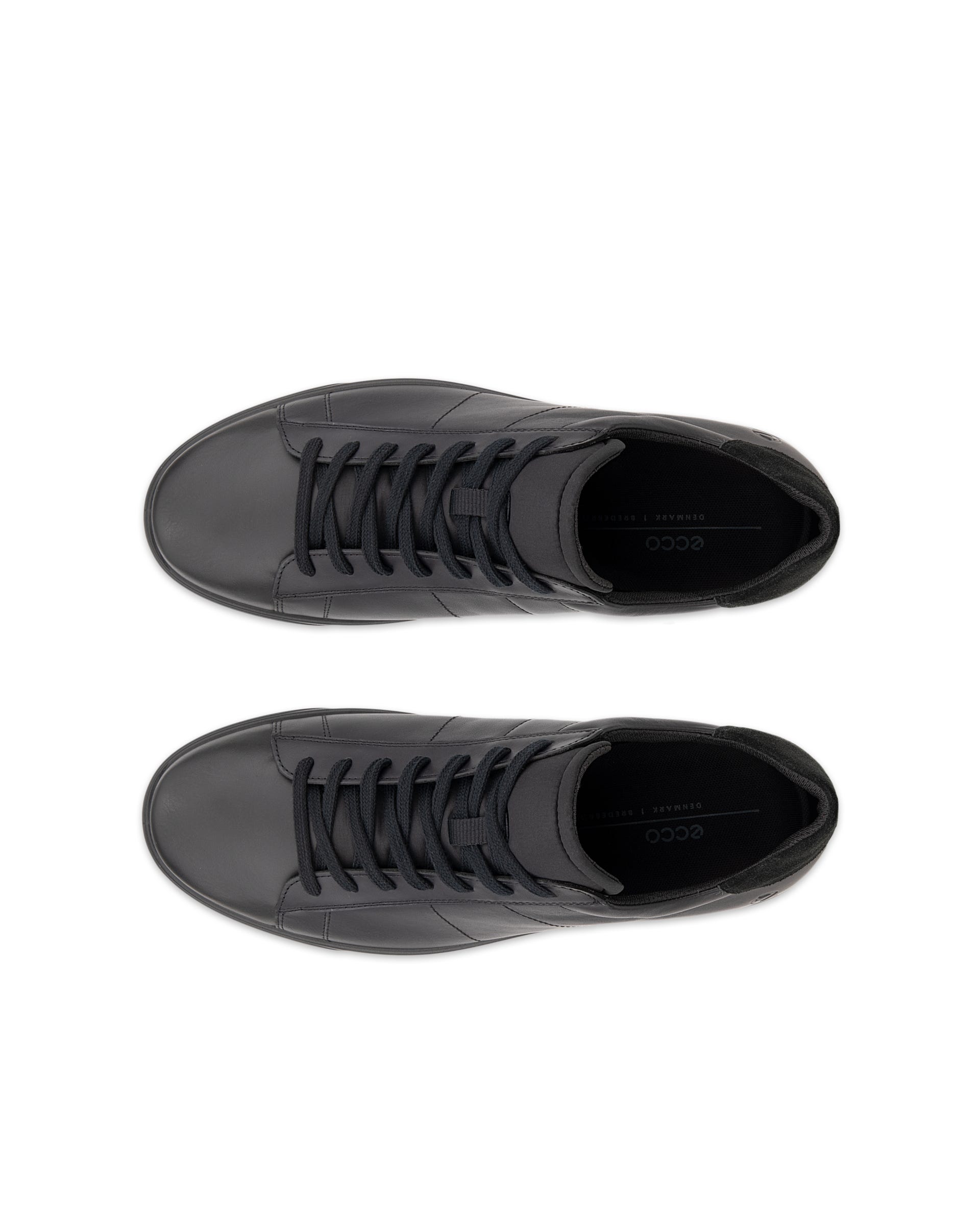 Pánske kožené tenisky ECCO® Street Lite - Čierna - Top left pair