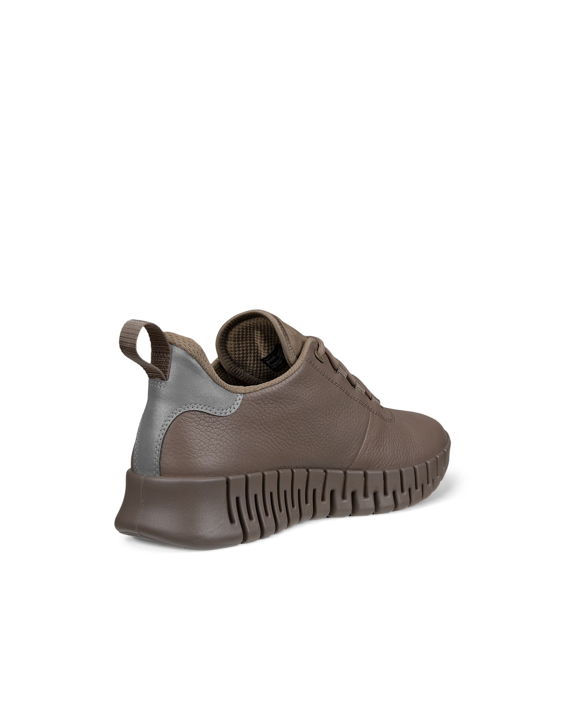 ECCO® GRUUV Skinnsneaker med Gore-Tex dam - Brun - Back