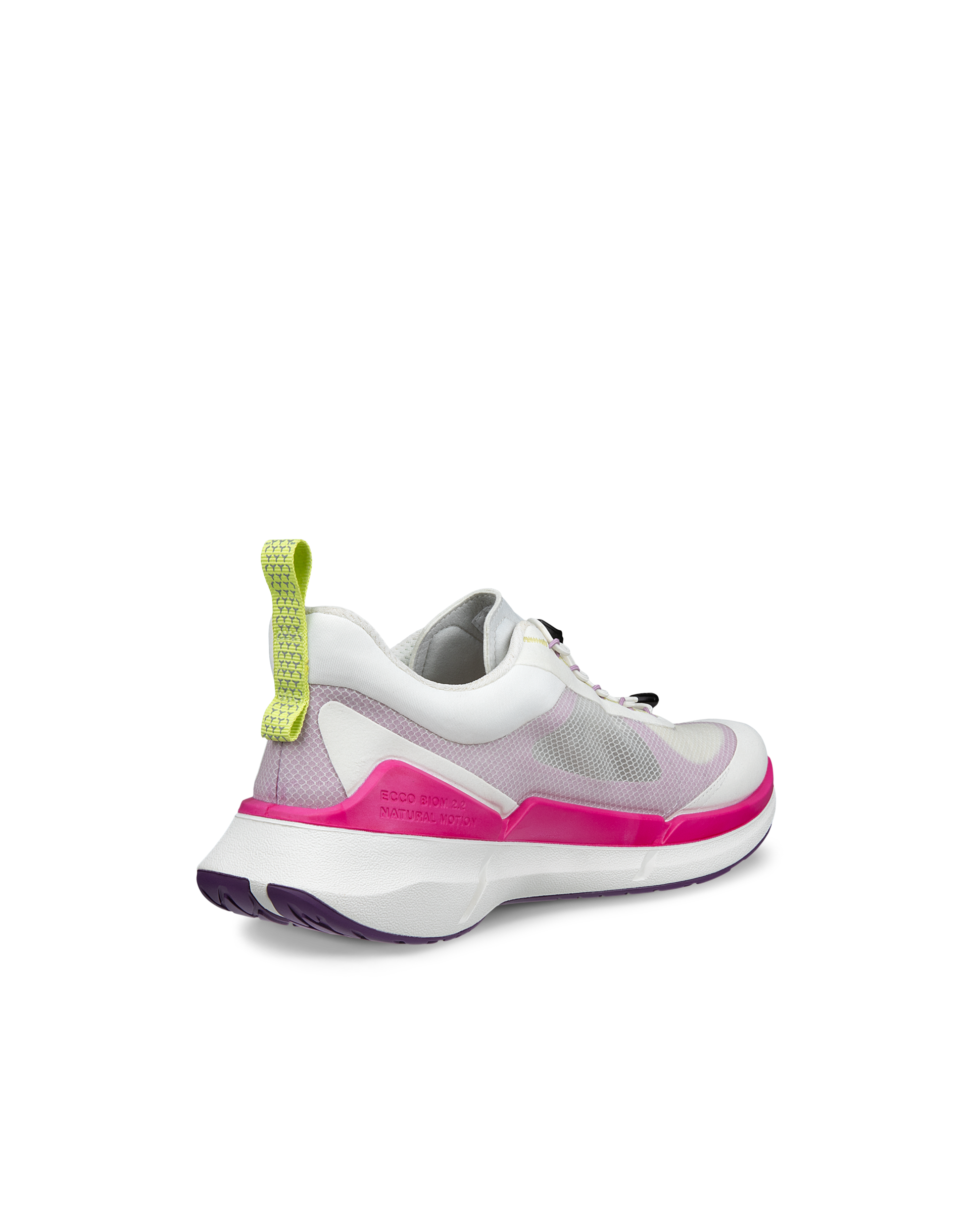 Women's ECCO® BIOM 2.2 Textile Trainer - White - Back