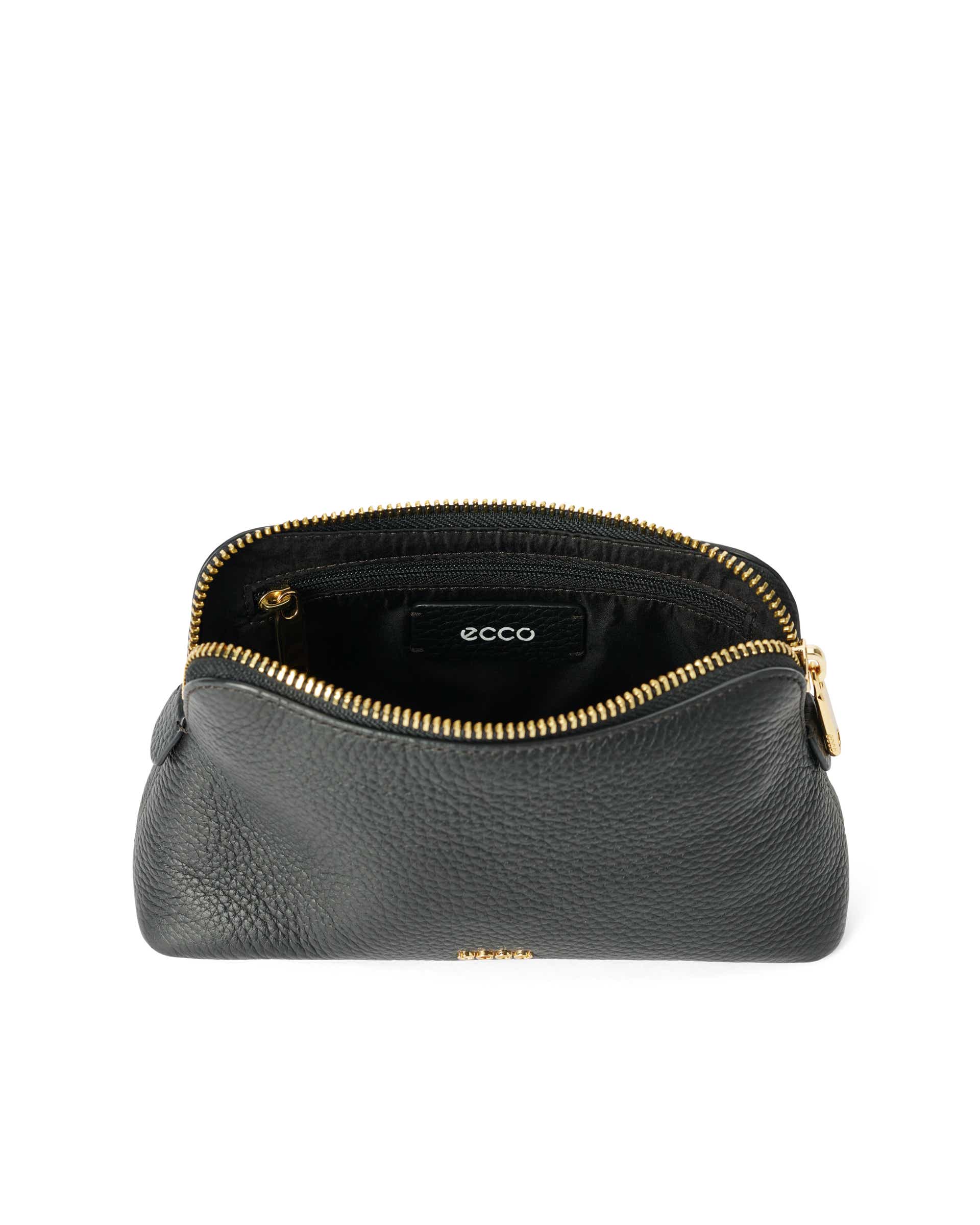 ECCO® Cosmetic Pouch Pouch-väska skinn - Svart - Inside