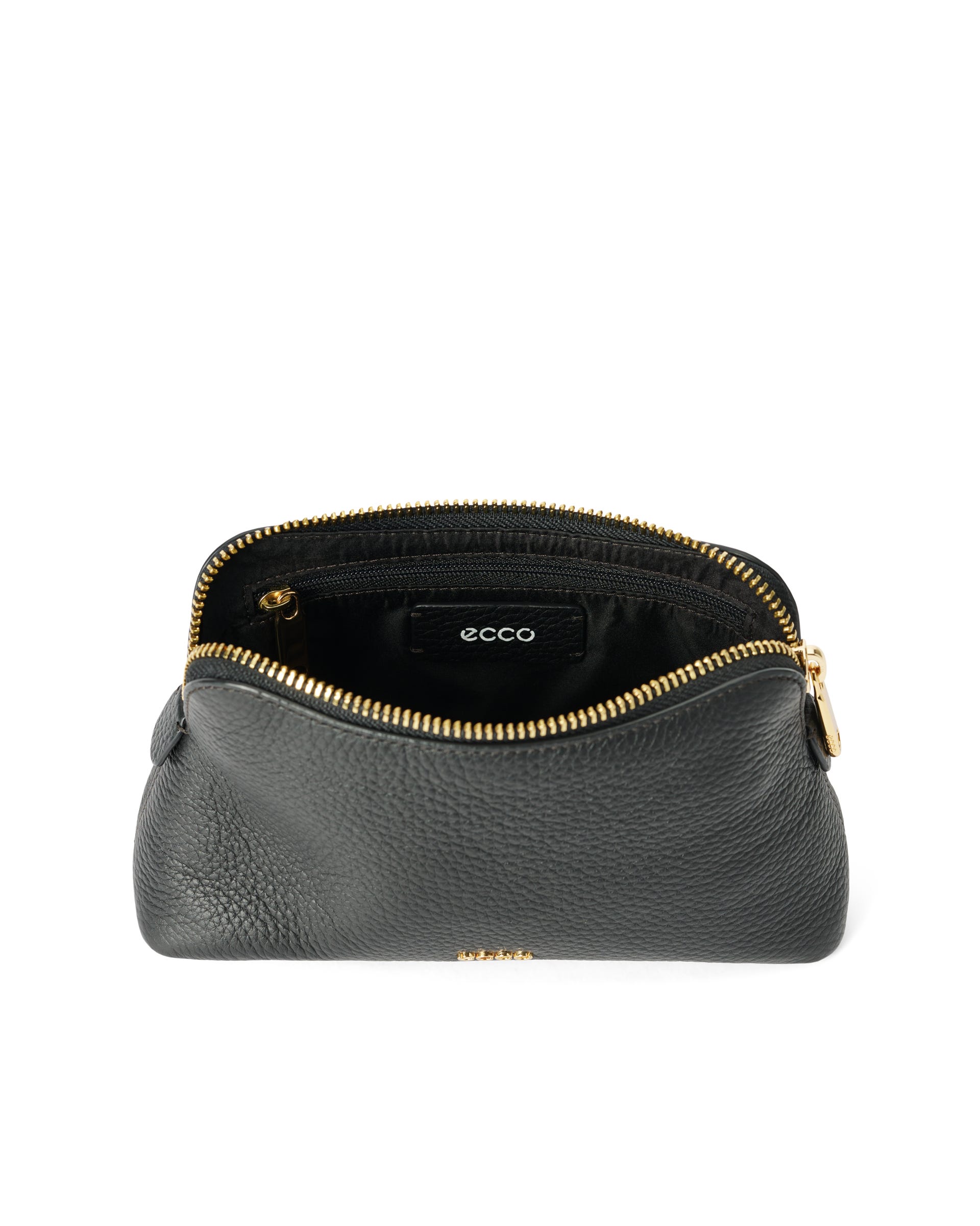 ECCO® Cosmetic Pouch Pouch-väska skinn - Svart - Inside
