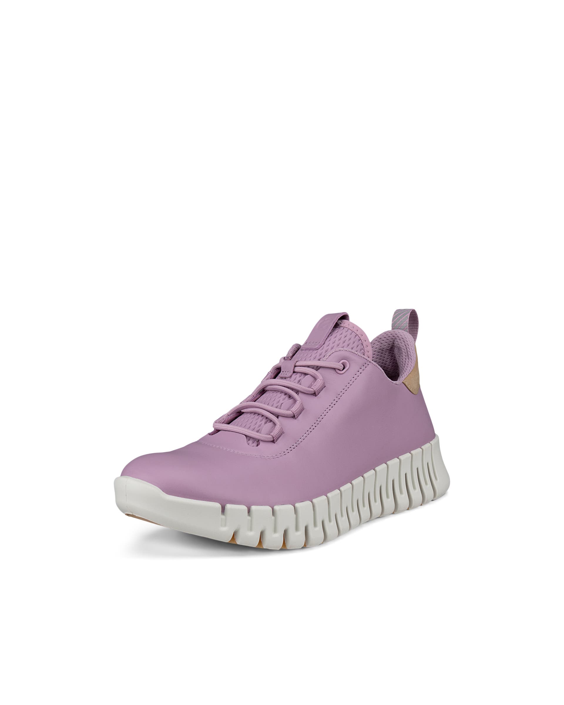 Women's ECCO® Gruuv Leather Trainer - Purple - Main