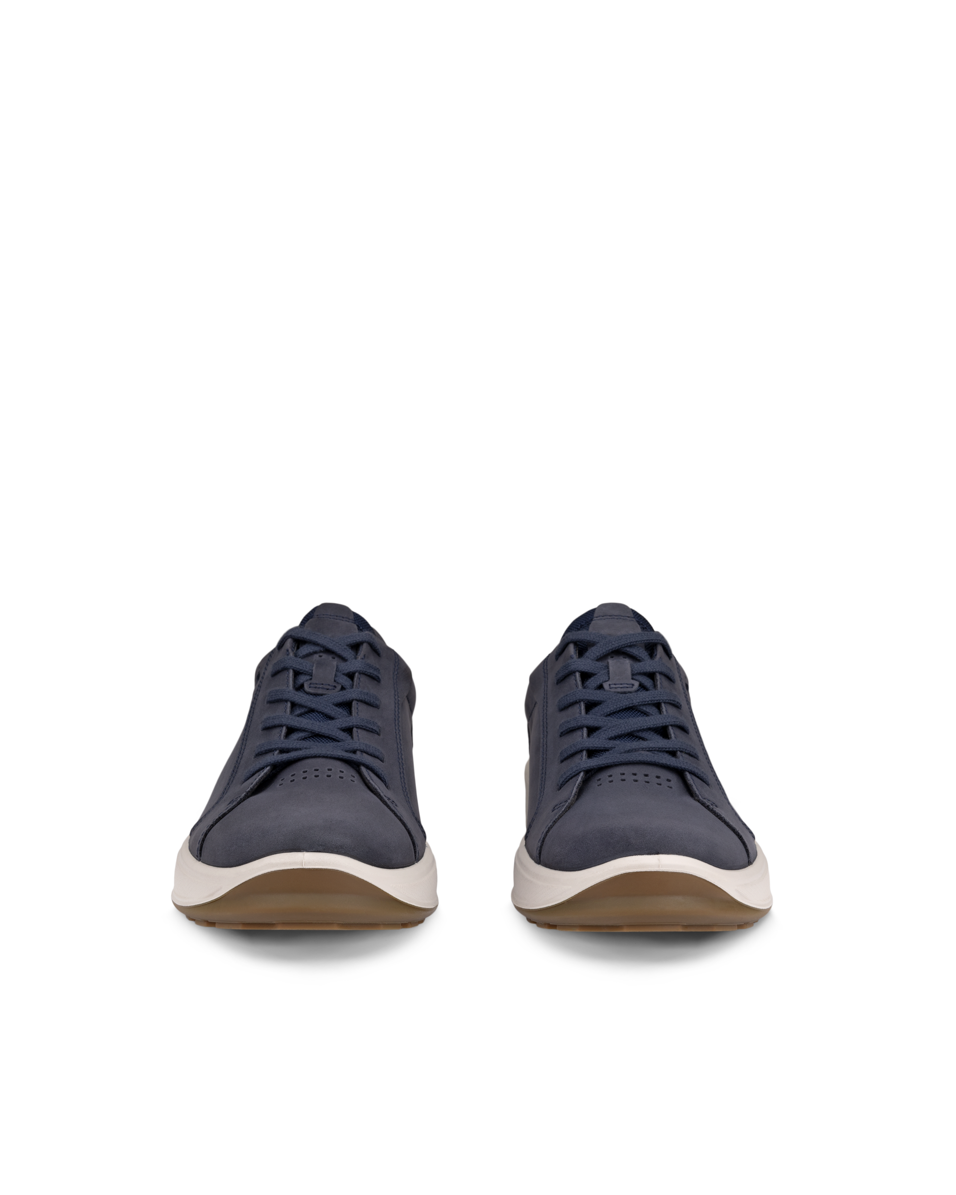 ECCO® Byway 2.0 Herren Sneaker aus Nubukleder - Blau - Front pair