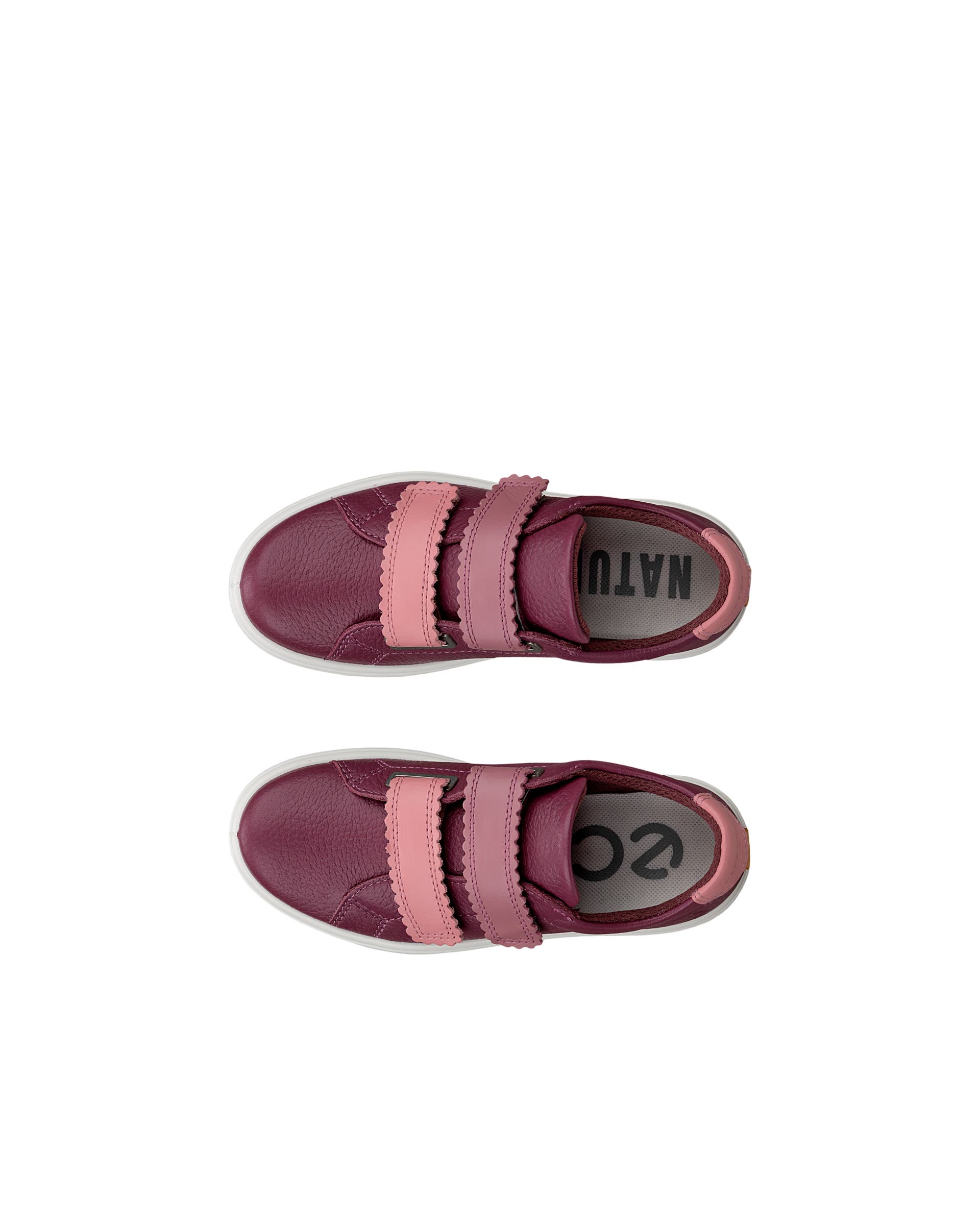 ECCO® SOFT 60 Skinnsneaker barn - Rosa - Top left pair