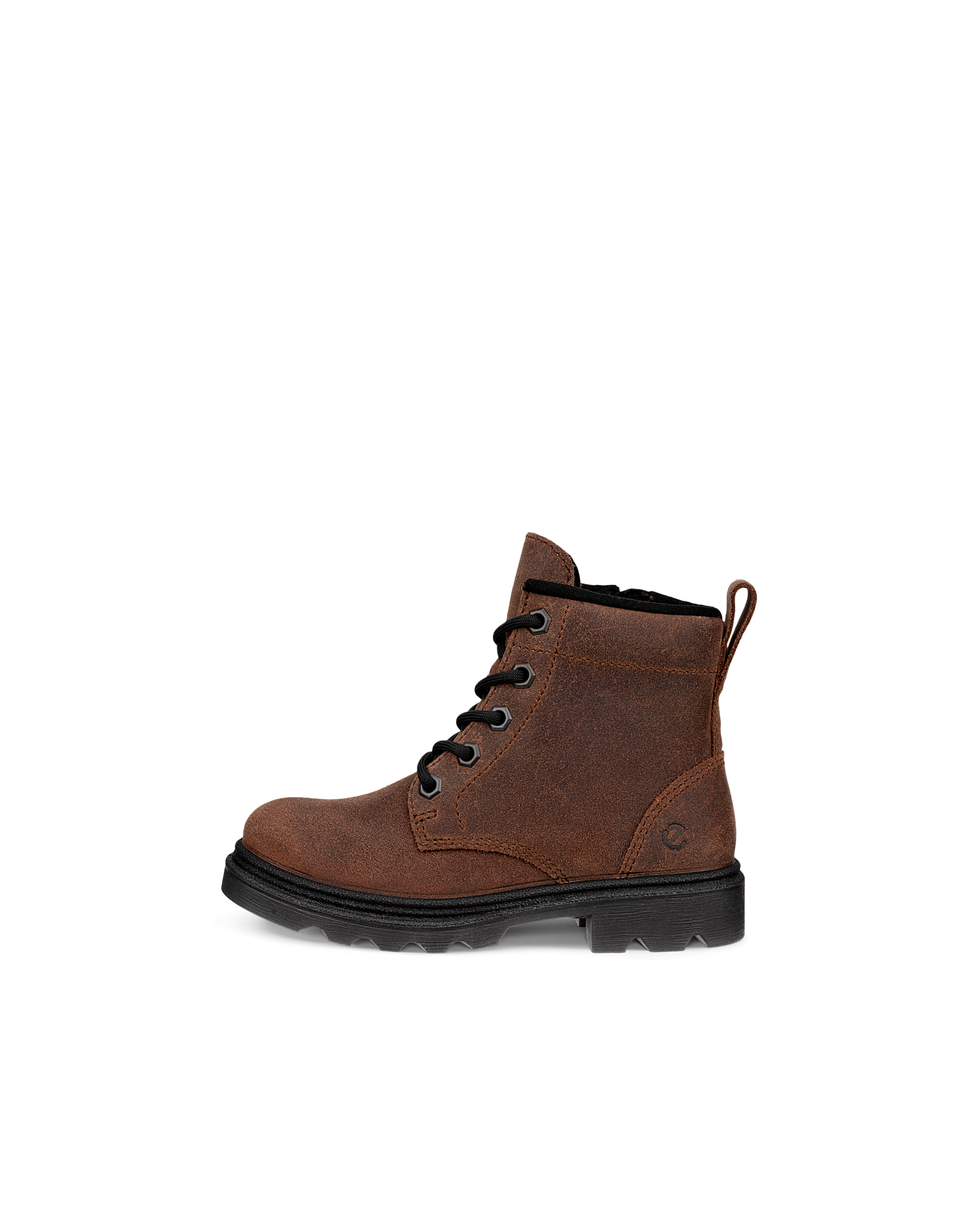 ECCO GRAINER - Bottes de pluie en daim à lacet pour enfant - Marron - 40