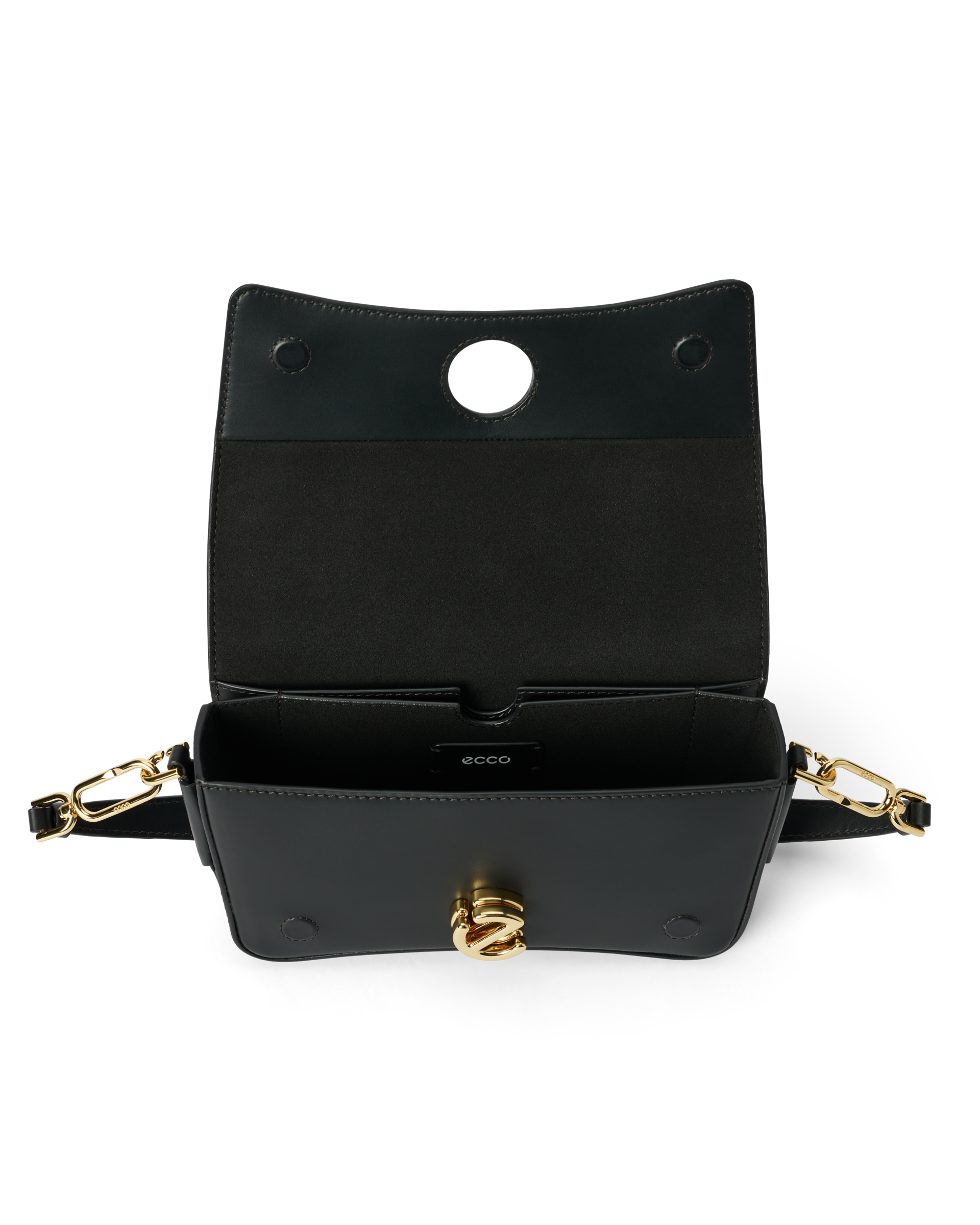 エコー レザークロスボディバッグ ショルダーバッグ レザー ブラウン ECCO Pinch Bag M レザークロスボディバッグ | ブラウン