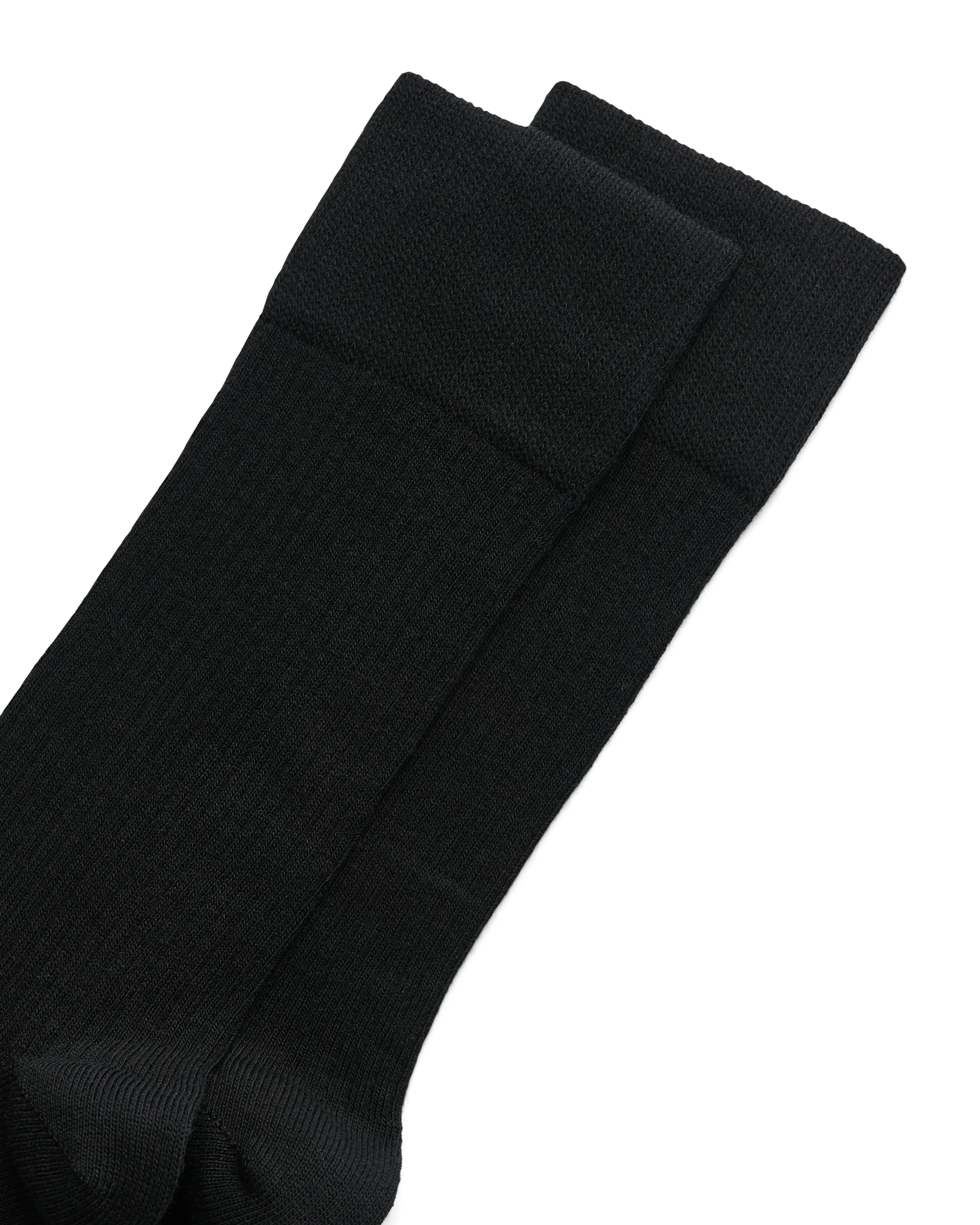 ECCO Classic Ribbed Mid Cut — Black