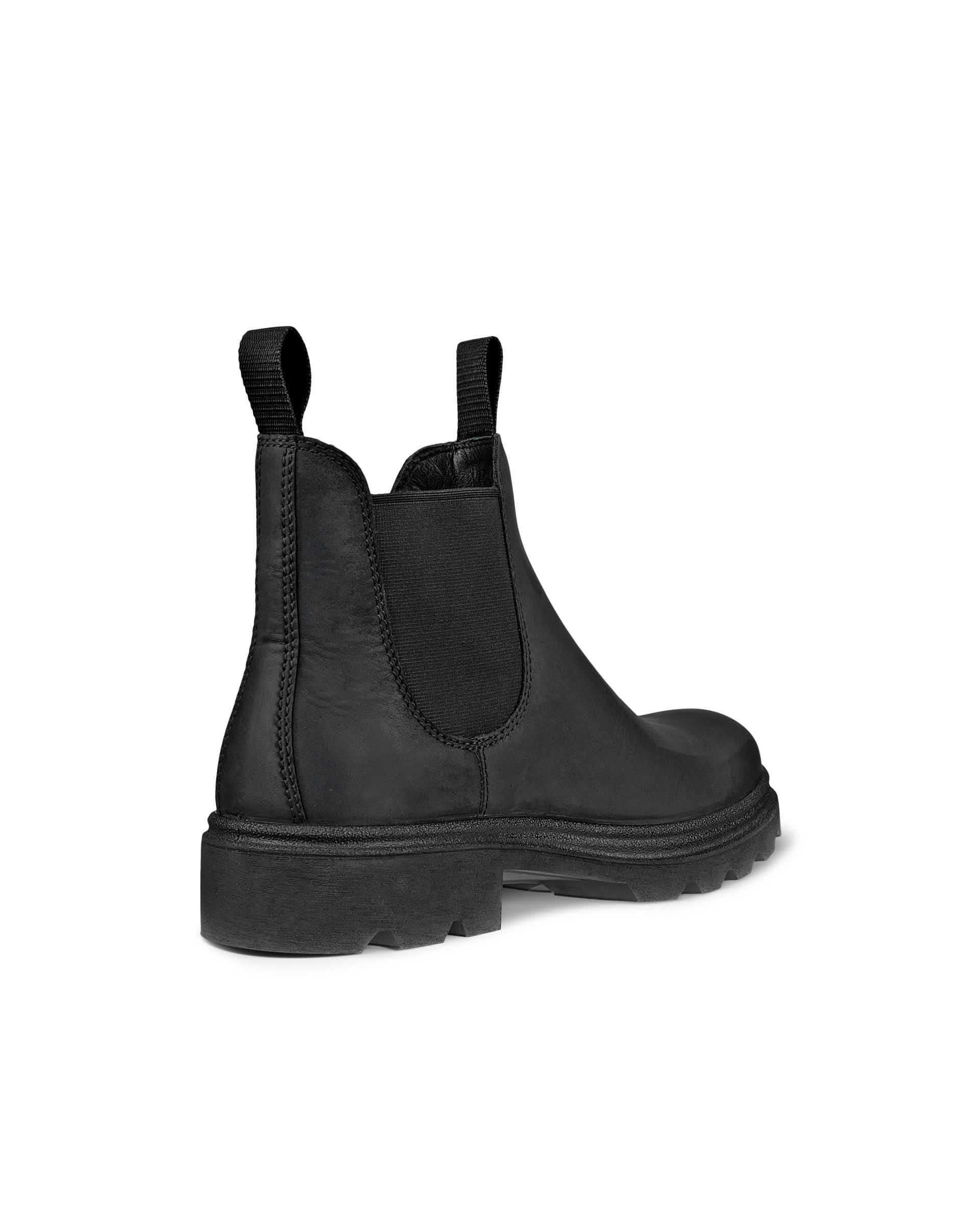 ECCO® Grainer Chelseaboots nubuck herr - Svart - Back