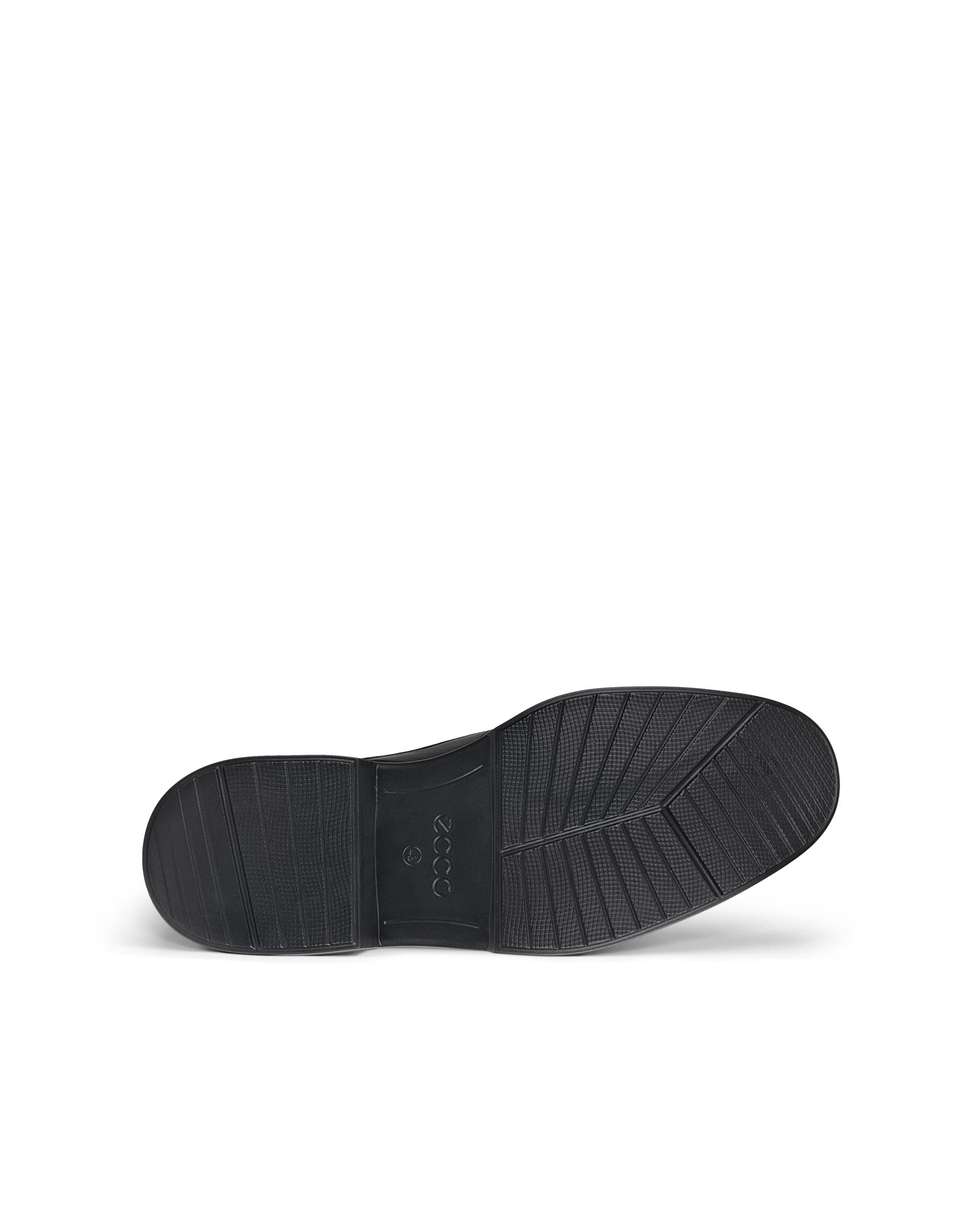 ECCO Men Maitland Apron-toe Slip-ons - Black - Sole