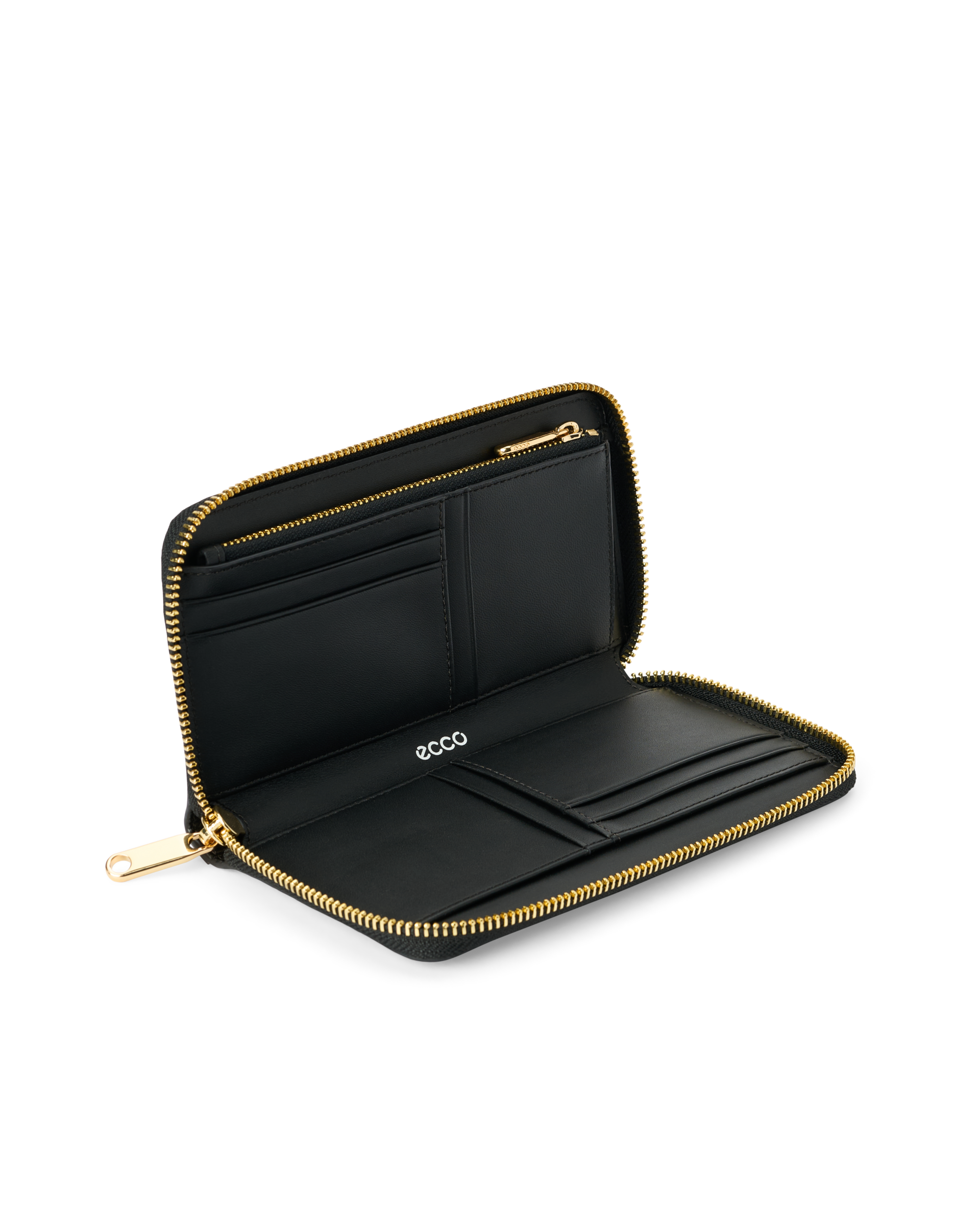 ECCO Wallet Zipped — Black