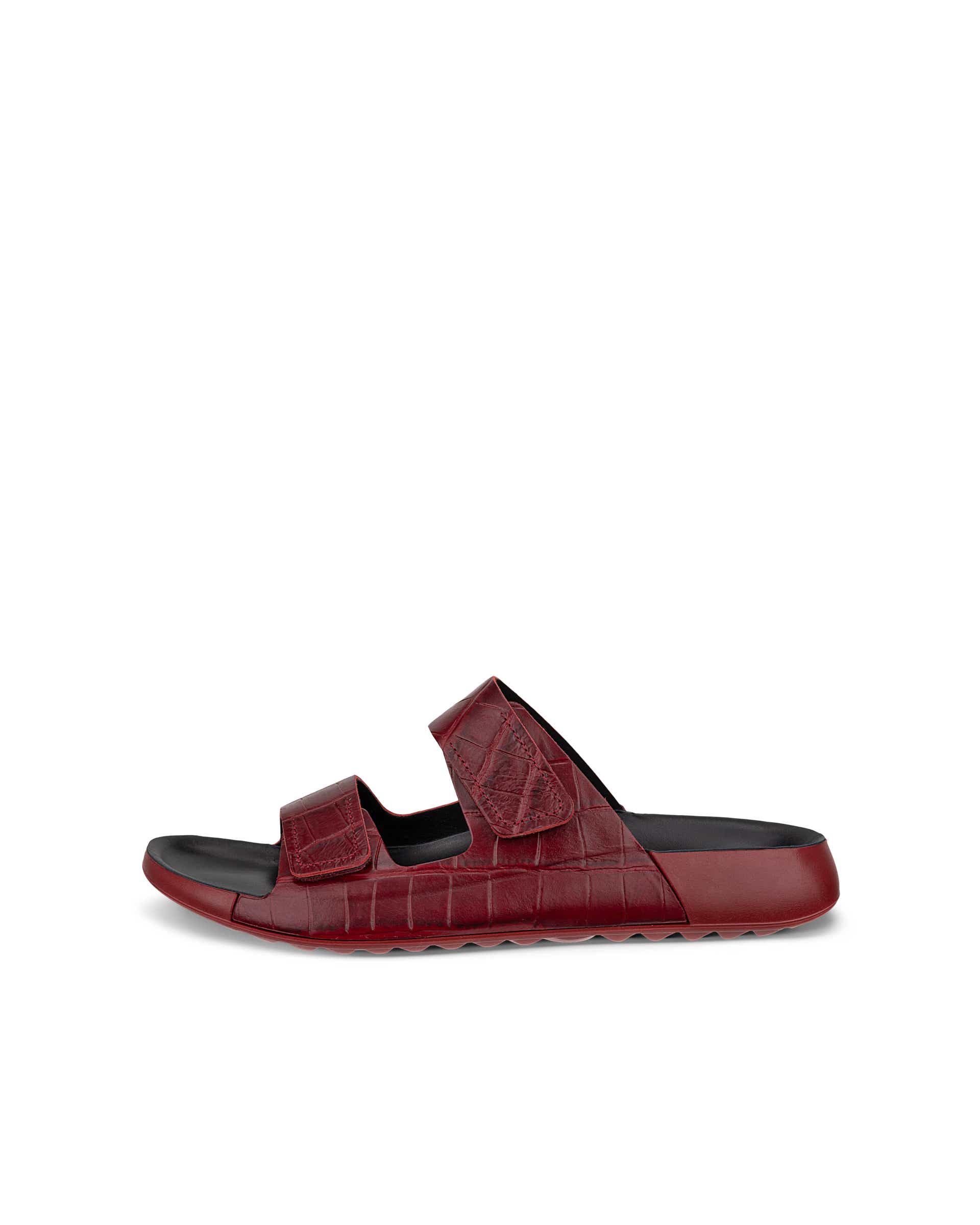 ECCO® COZMO Damen Ledersandale mit zwei Riemen - Rot - Outside