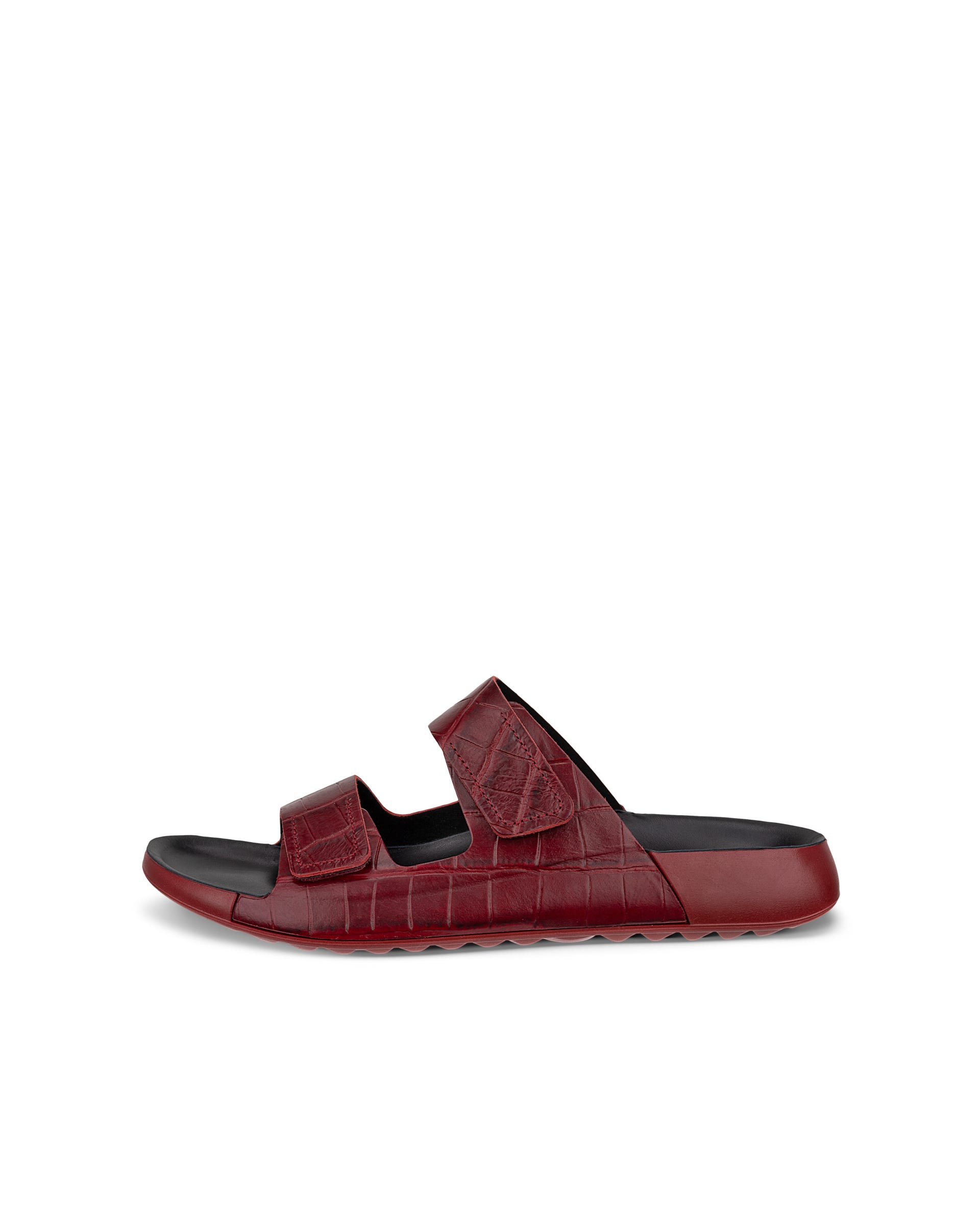ECCO® COZMO Damen Ledersandale mit zwei Riemen - Rot - Outside