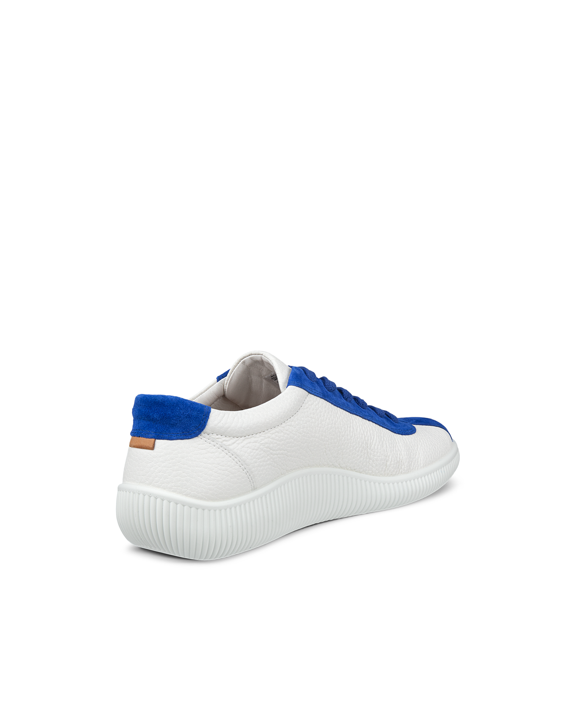 ECCO Soft Zero メンズ レザースニーカー - ブルー - Back