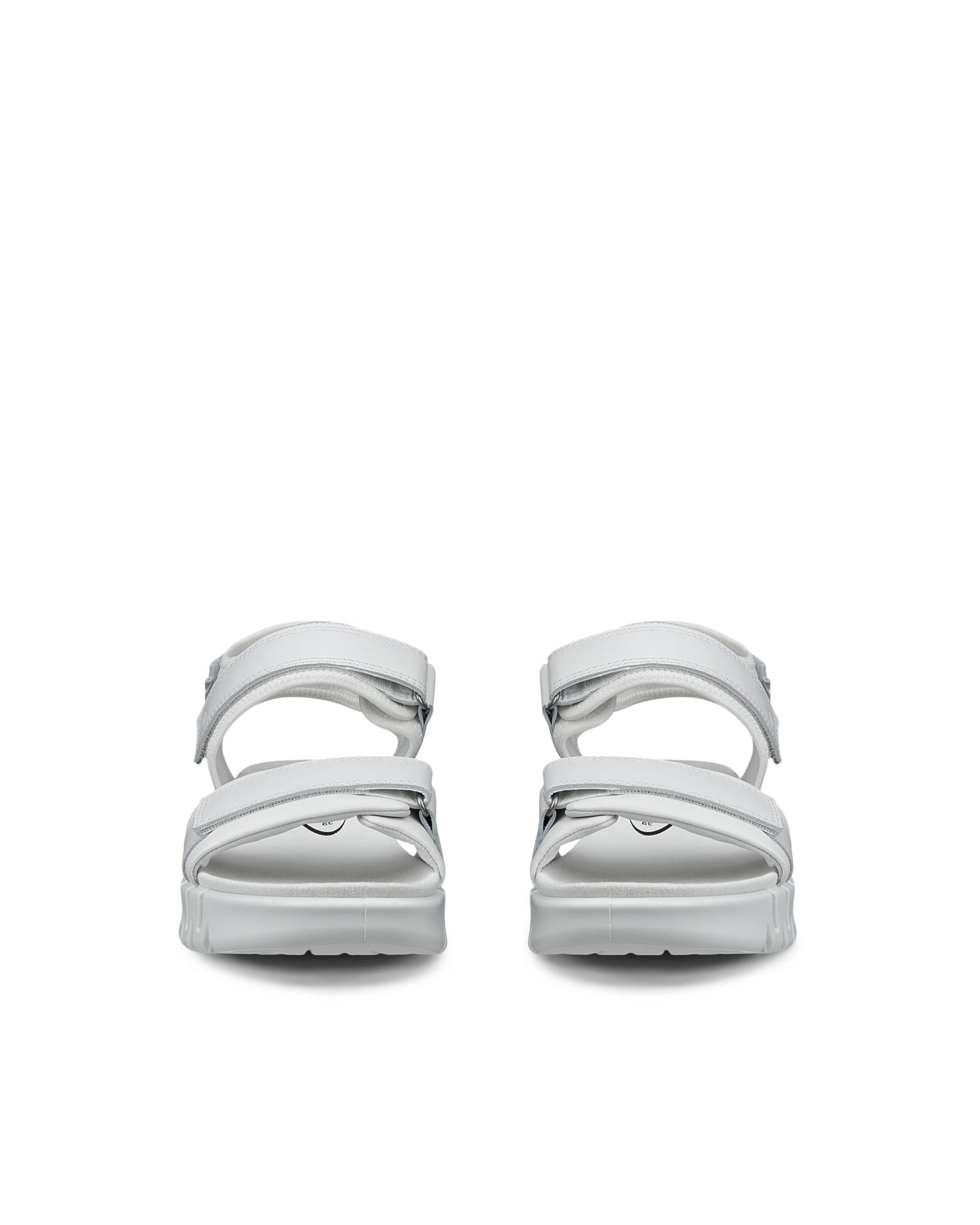 Women's ECCO® Gruuv Leather Sandal | White