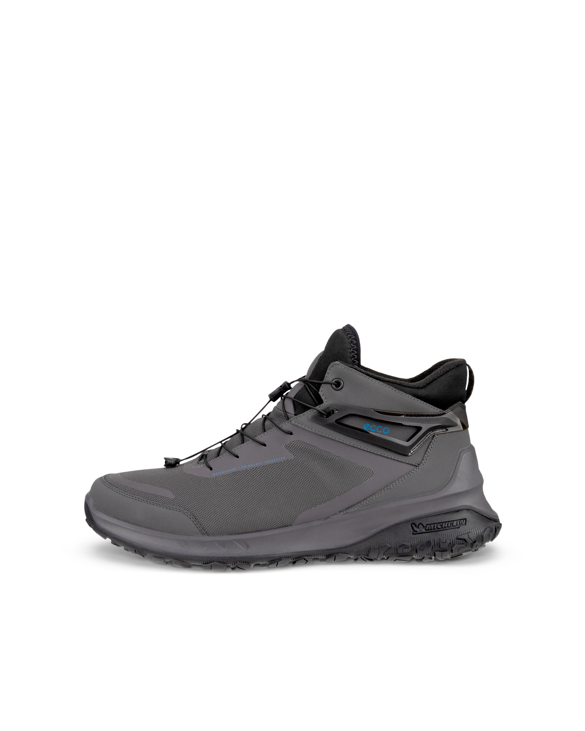 ECCO ULT-TRN - Men's Mid-Cut Waterproof Outdoor Boot - Grey - 47
