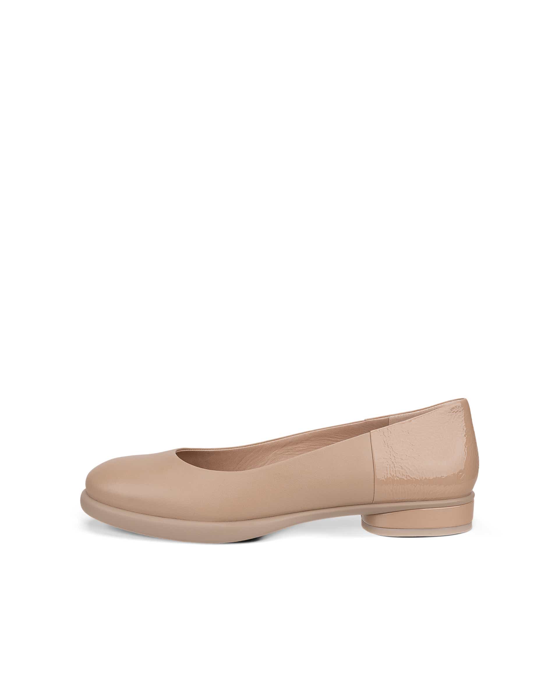 ECCO® Sculpted LX ballerines en cuir pour femme - Brun - Outside
