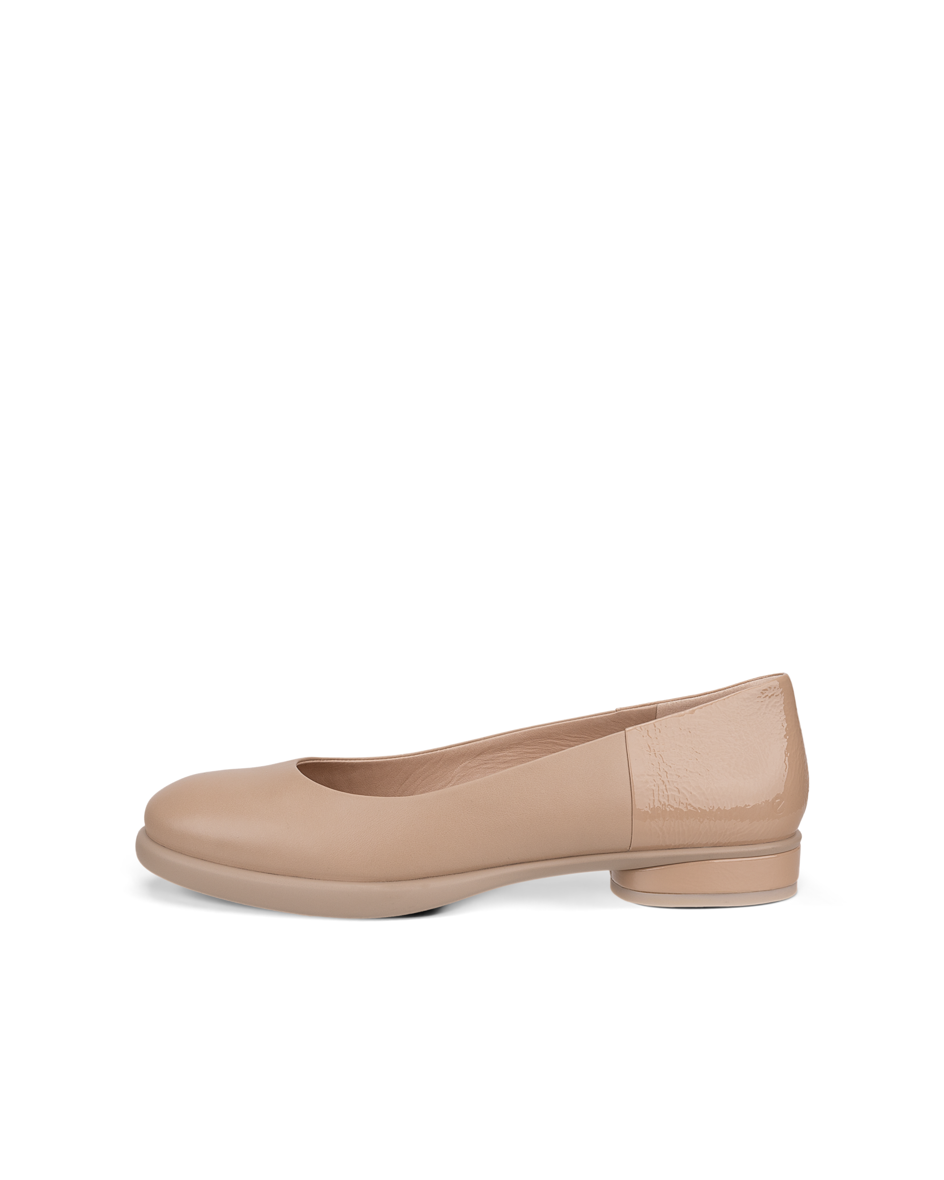 ECCO Sculpted LX ウィメンズ レザーバレリーナ - ブラック - Outside