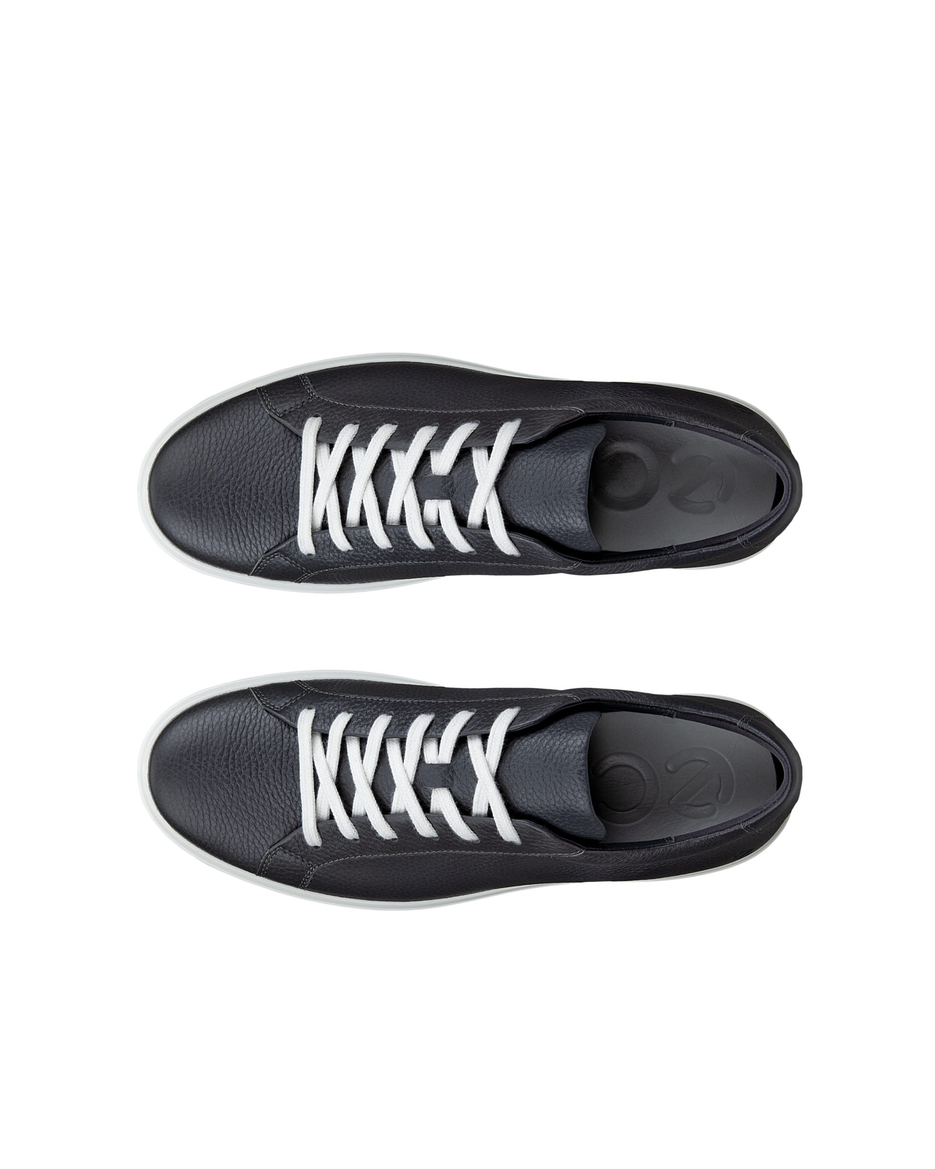 ECCO soft 60 MEN メンズ レザースニーカー | グレー