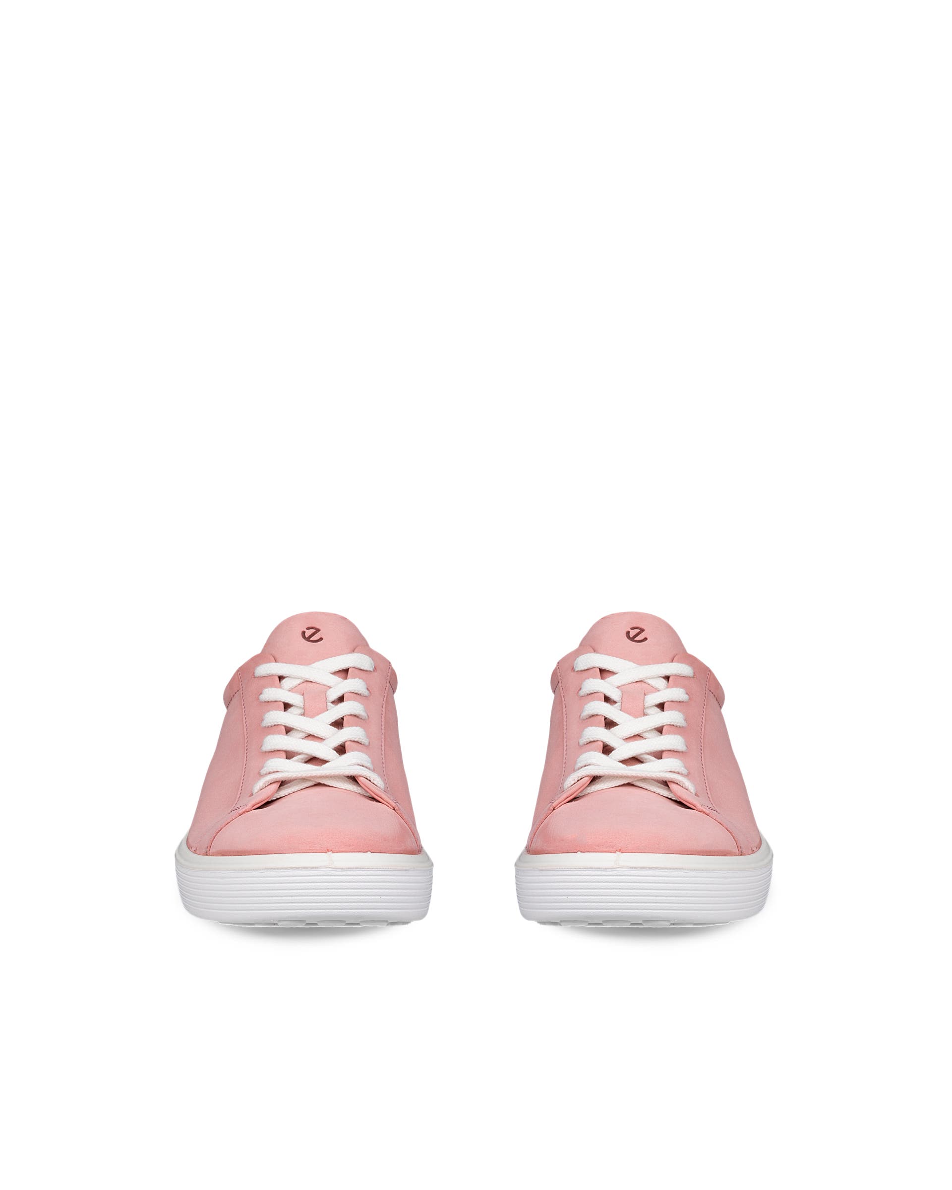 ECCO® Soft 60 baskets en nubuck pour femme - Rose - Front pair
