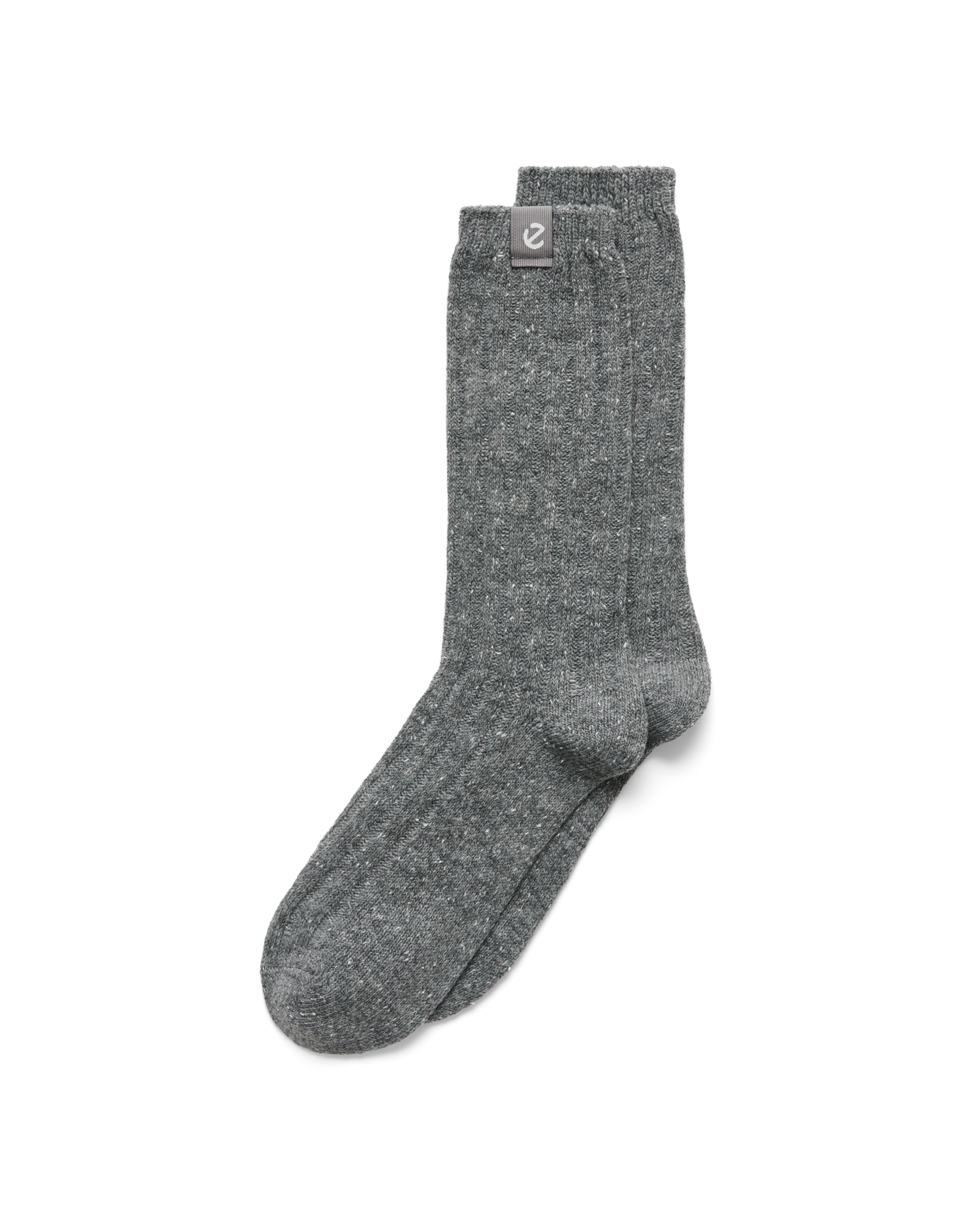 ECCO Hygge Ribbed Mid Cut — Grau