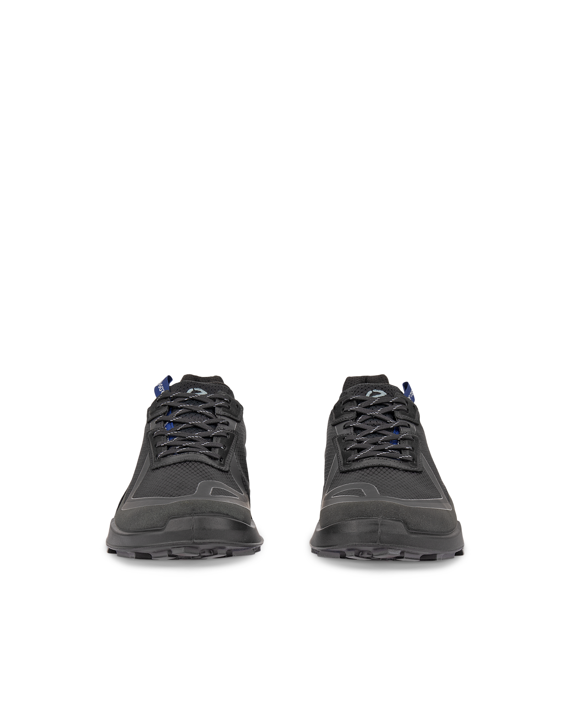 Men's ECCO® Biom 2.1 X Country Textile Gore-Tex Trail Running Shoe - Black - Front pair