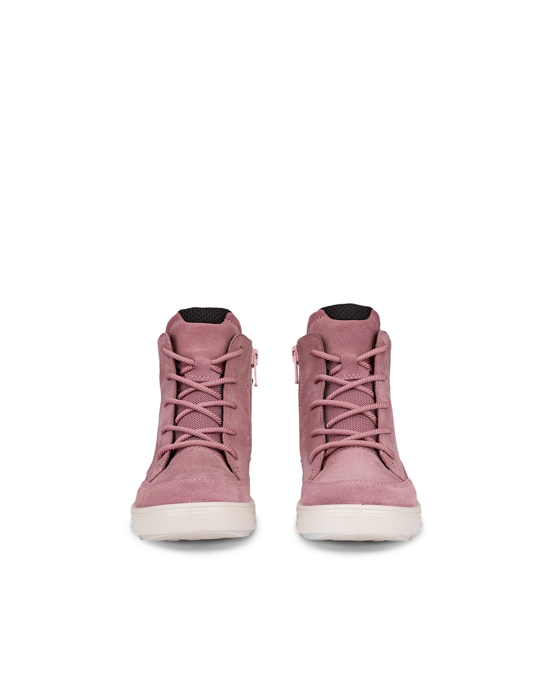 ECCO® URBAN SNOWBOARDER Kinder Winterstiefel aus Nubukleder mit Gore-Tex - Rosa - Front pair