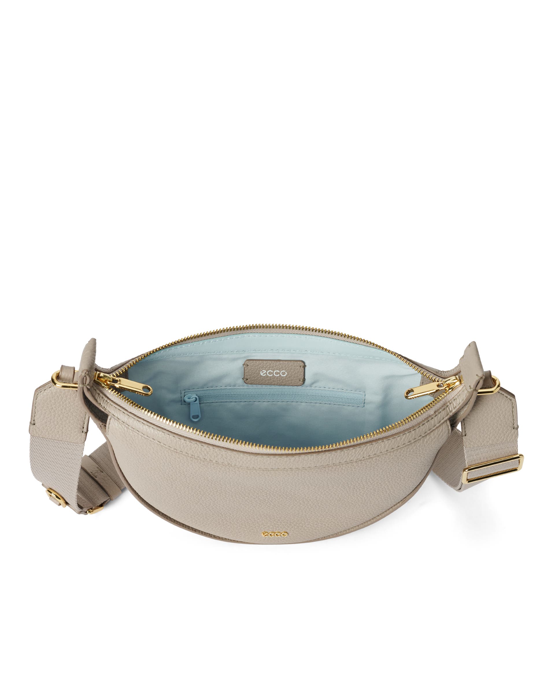 ECCO Fortune Bag S レザーショルダーバッグ - ベージュ - Inside